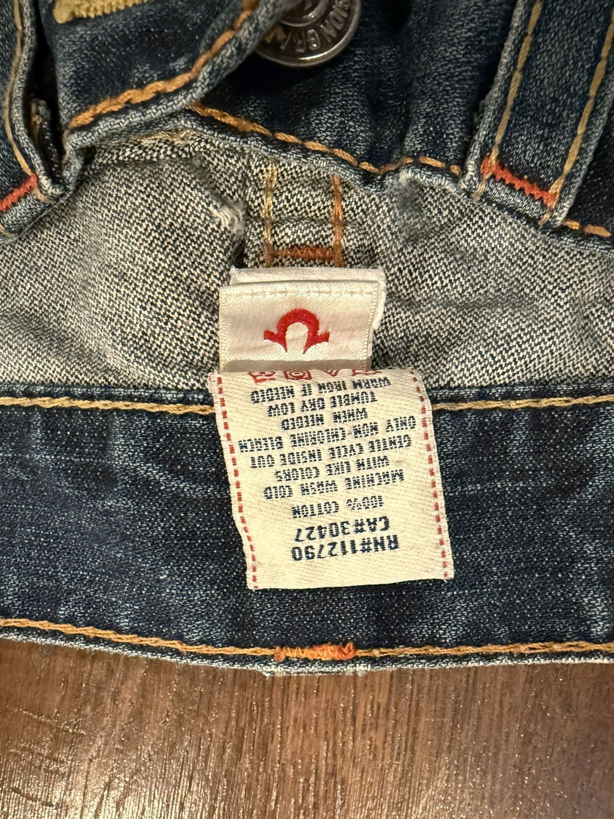 True Religion True Religion - vintage 2010’s willy rainbow jeans Size US 31 - 4 Thumbnail