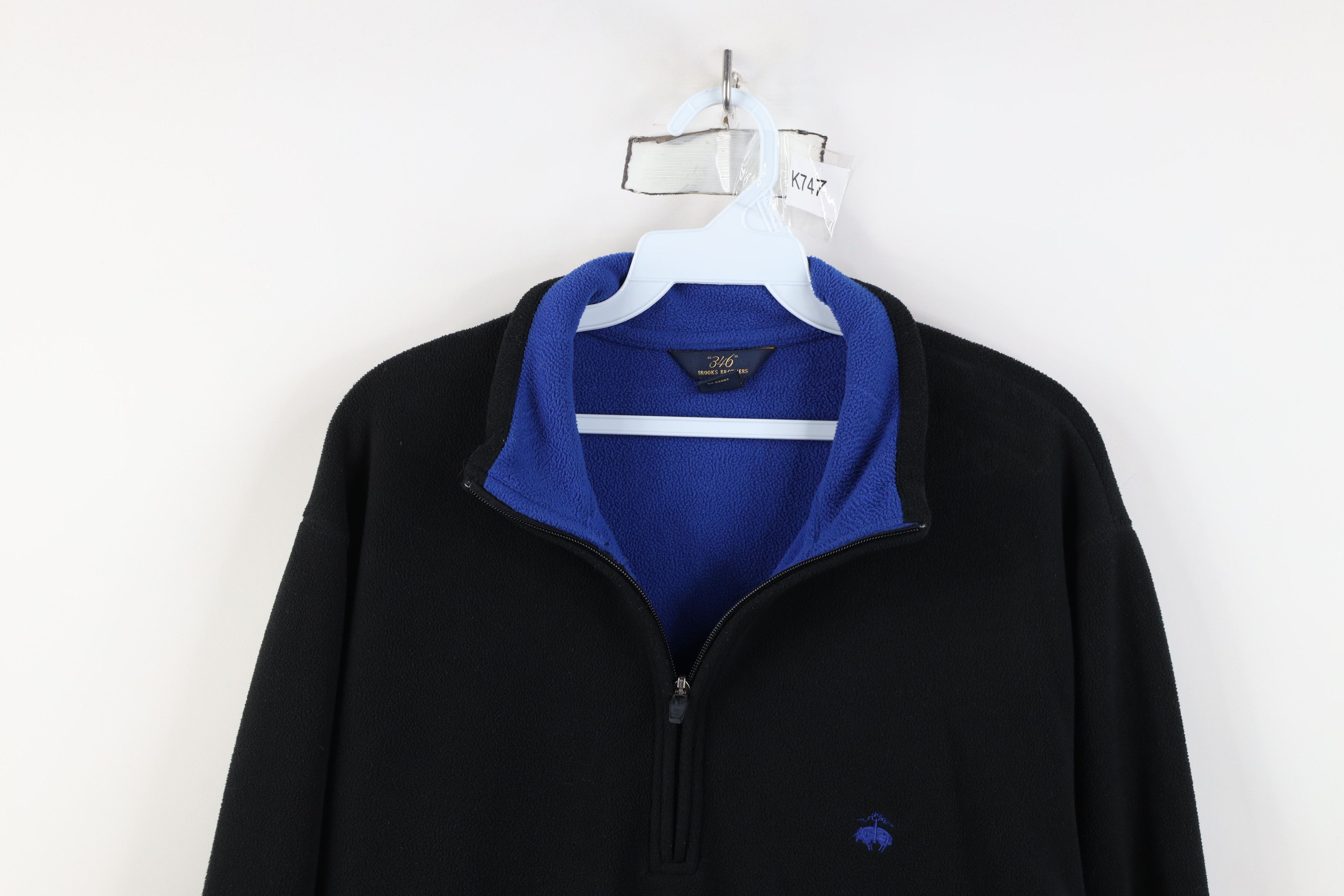 Brooks Brothers Vintage Brooks Brothers Quarter 1/4 Half Zip Fleece Sweater Size US L / EU 52-54 / 3 - 2 Thumbnail