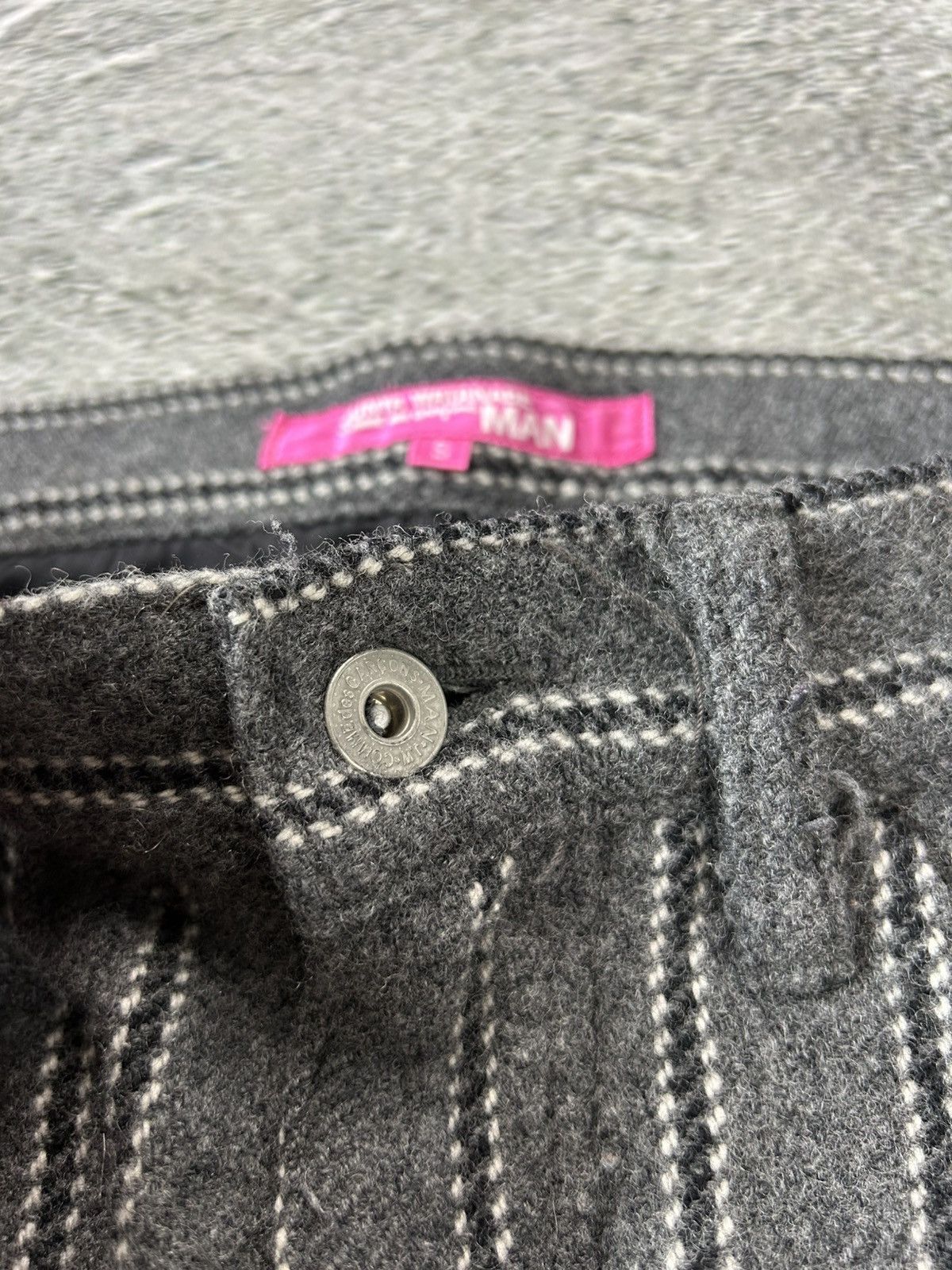 Comme des Garcons × Junya Watanabe × Vintage Junya Watanabe Comme Des Garcons wool striped pants AD2005 Size 30" / US 8 / IT 44 - 3 Thumbnail