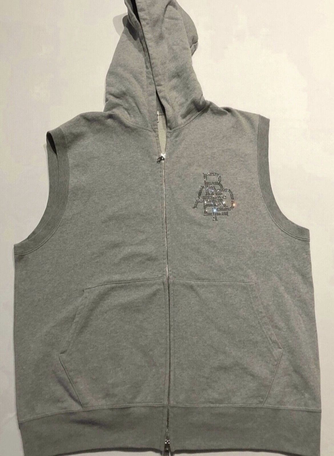 Bape Bape Swarovski logo hoodie vest Size US XL / EU 56 / 4 - 1 Thumbnail