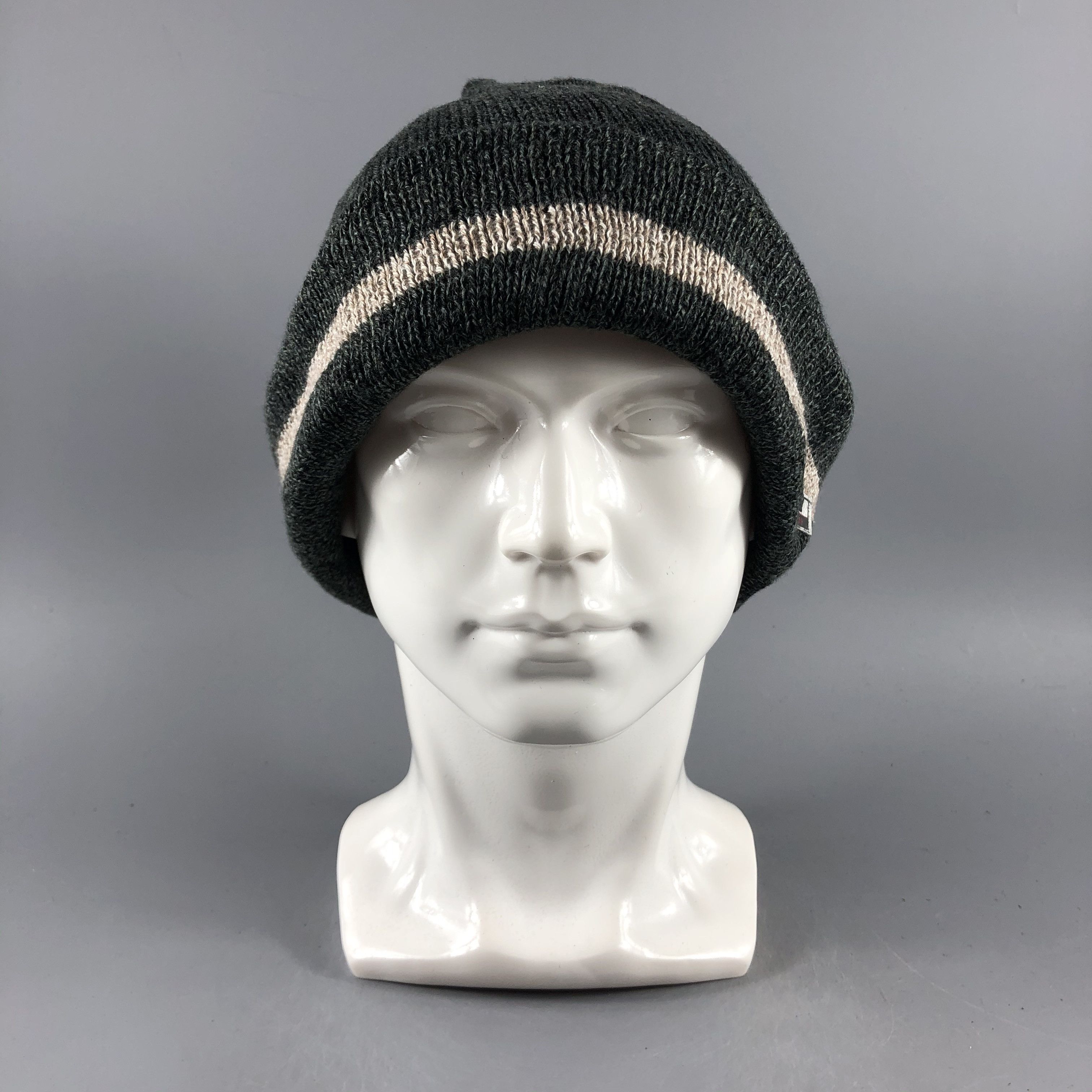 Vintage Active! Sport Ribbed Beanie Snow Hat Snow Cap -D420 Size ONE SIZE - 7 Thumbnail