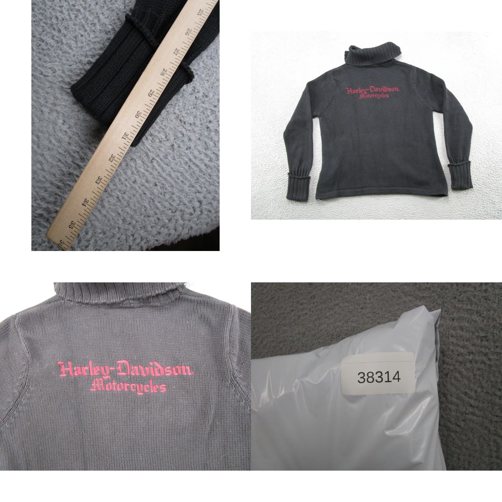 Harley Davidson Harley-Davidson Womens Full Zip Sweater Size XL / US 12-14 / IT 48-50 - 9 Thumbnail