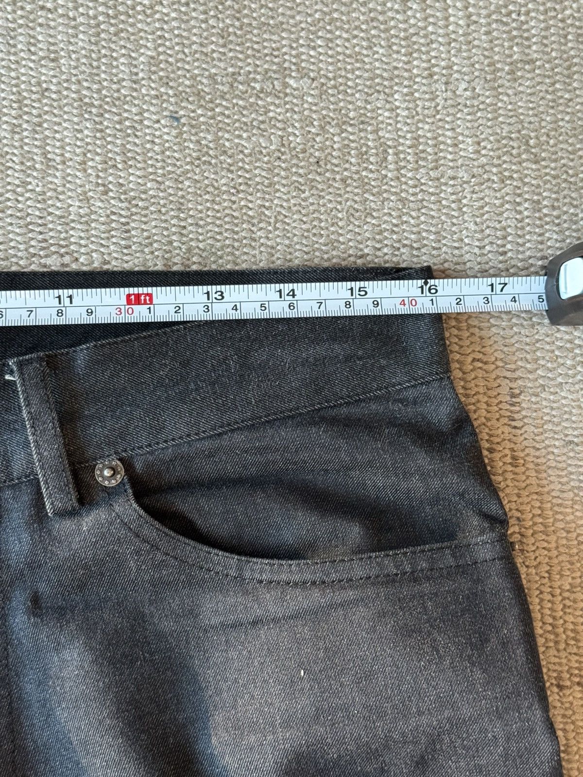 agnes b. Agnes b. home gray straight leg denim sz 40 / 31" Size US 31 - 5 Thumbnail