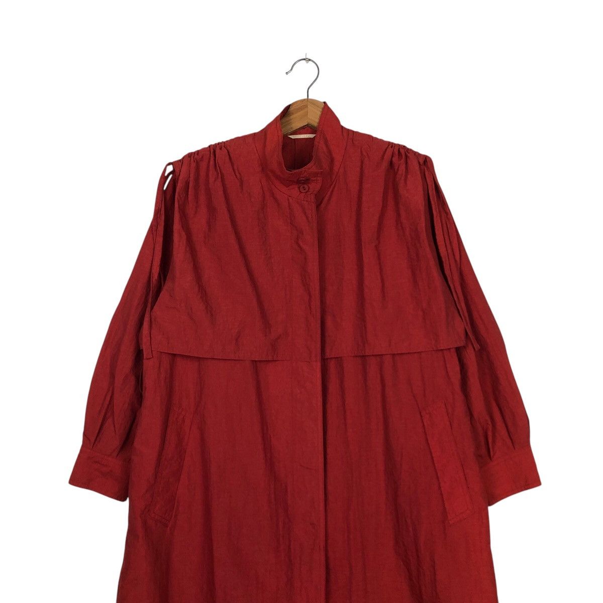 Designer × Japanese Brand × Vintage 📌Rich Red Vintage Long Jacket Tokyo Style Issey Miyake Size US M / EU 48-50 / 2 - 5 Thumbnail