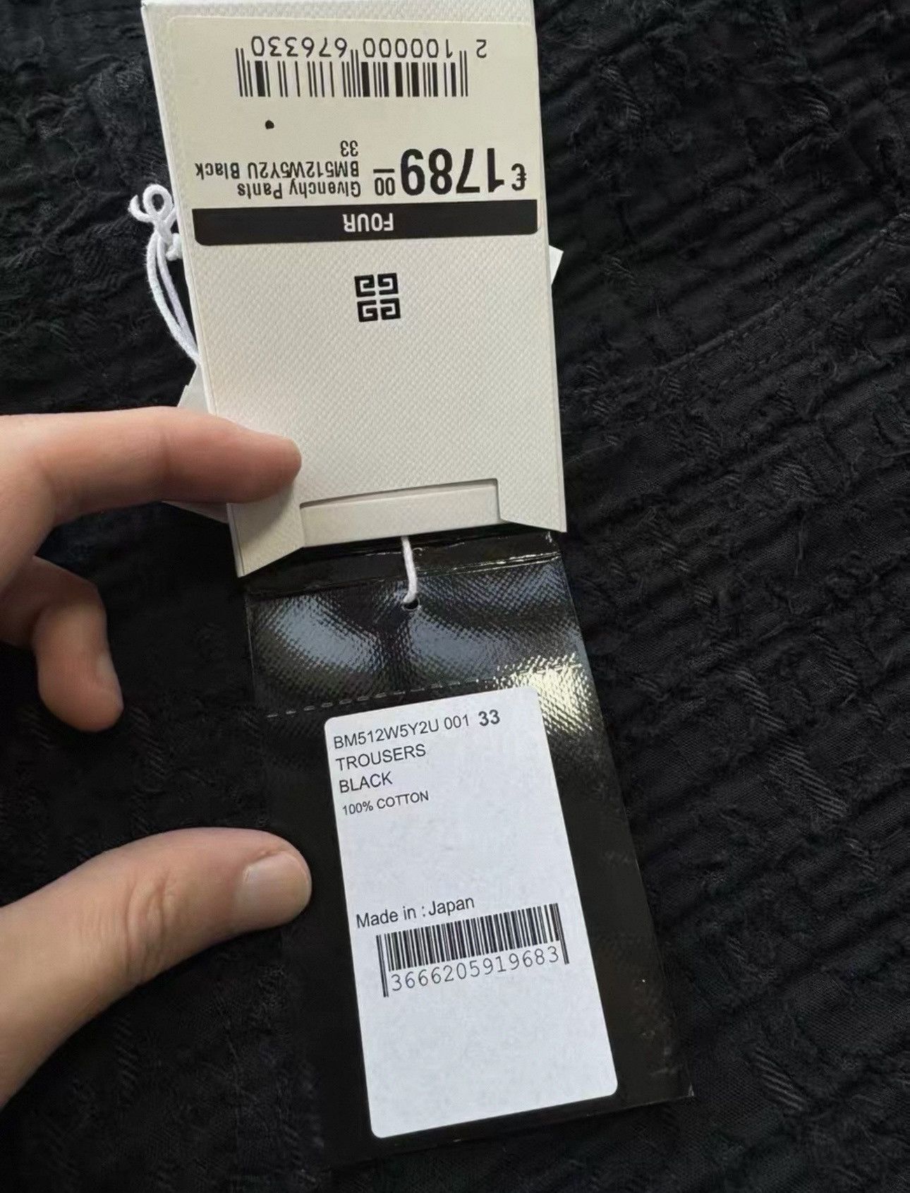 Givenchy Givenchy MMW 4G Destroyed Boro Denim Jeans Size US 33 - 8 Thumbnail