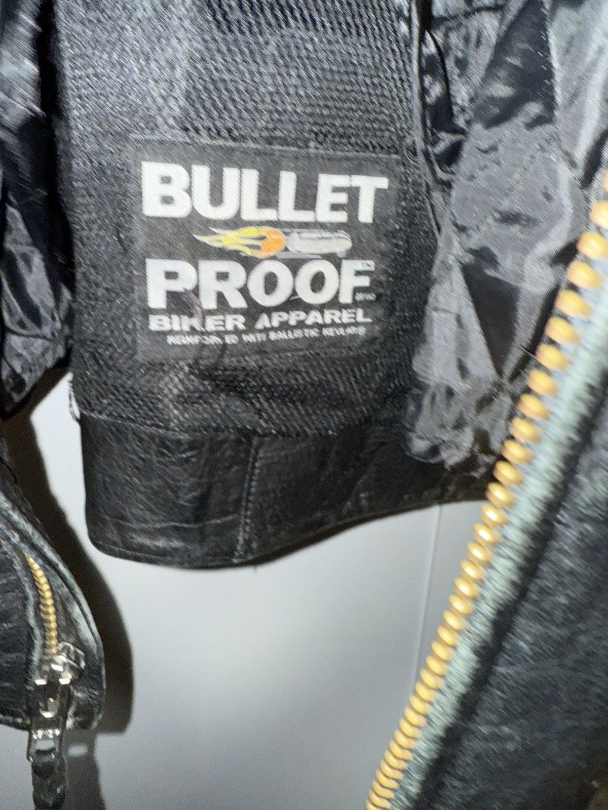 Vintage Vintage Bullet Proof Biker Apparel Leather Jacket Size US L / EU 52-54 / 3 - 6 Thumbnail