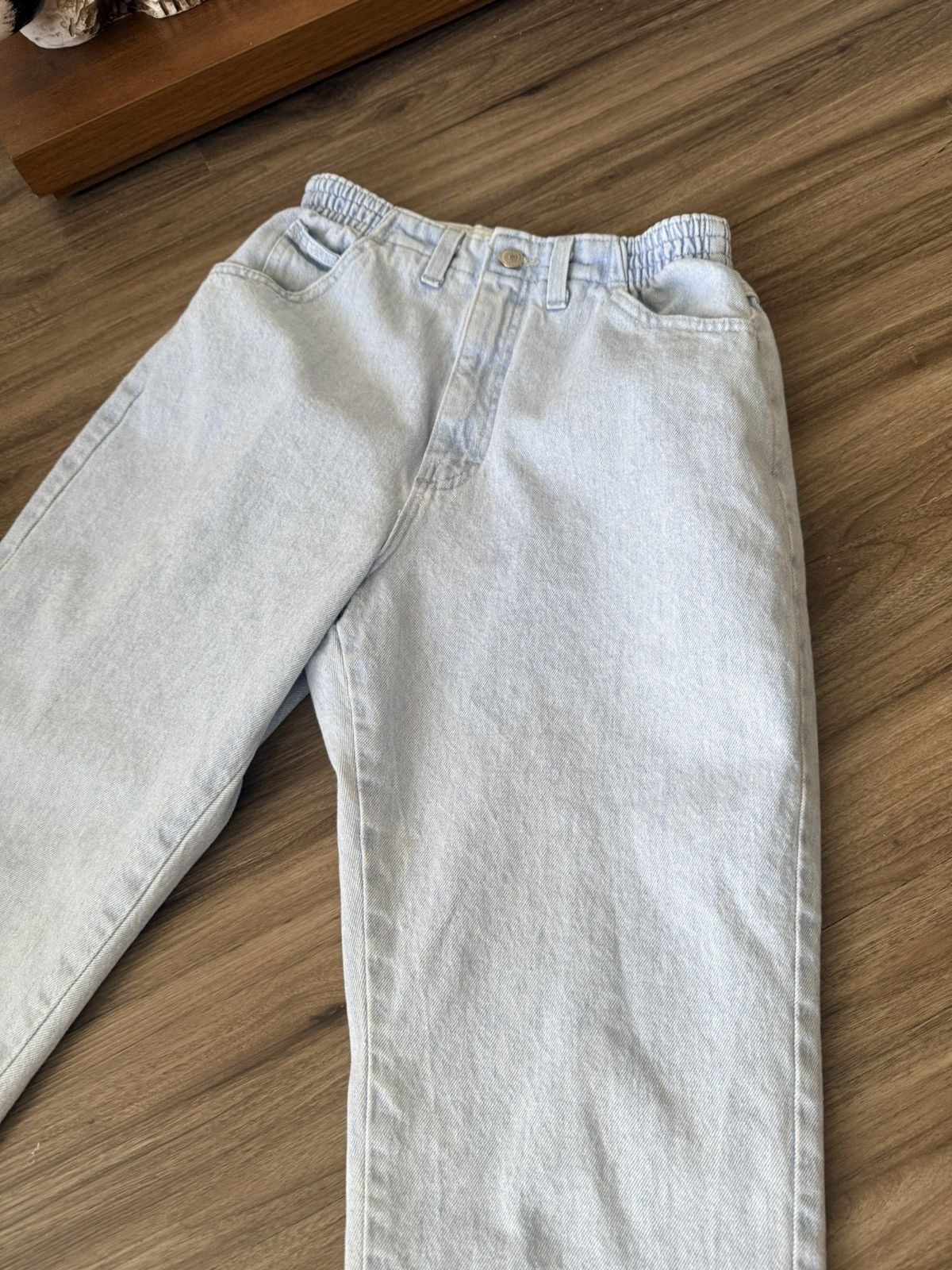 Lee Vintage Lee Jeans Womens 8 LightWash Blue High Rise Mom Size 30" / US 8 / IT 44 - 2 Thumbnail