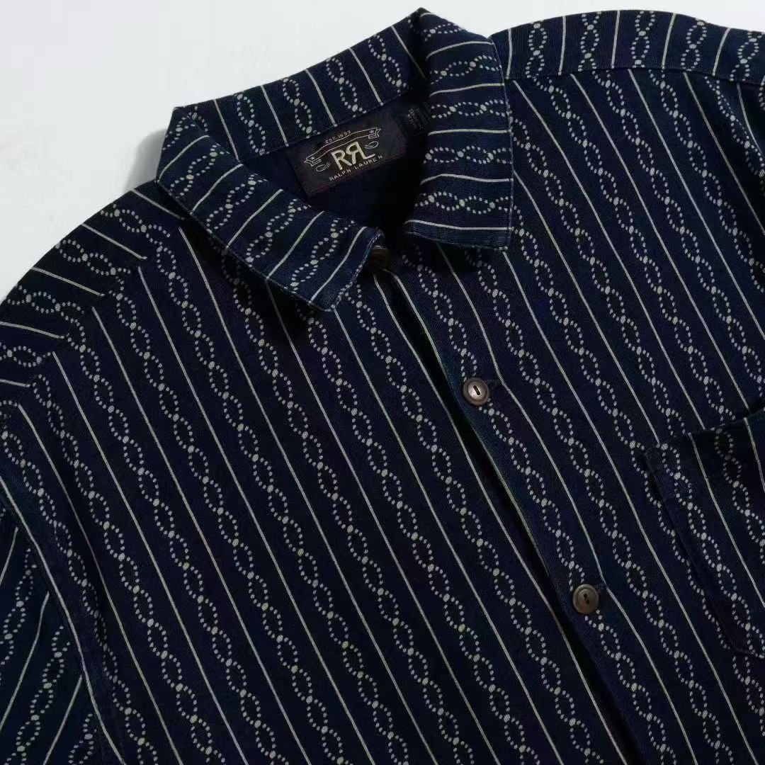 RRL Ralph Lauren RRL PRINT JERSEY CAMP SHIRT Size US XXL / EU 58 / 5 - 4 Thumbnail