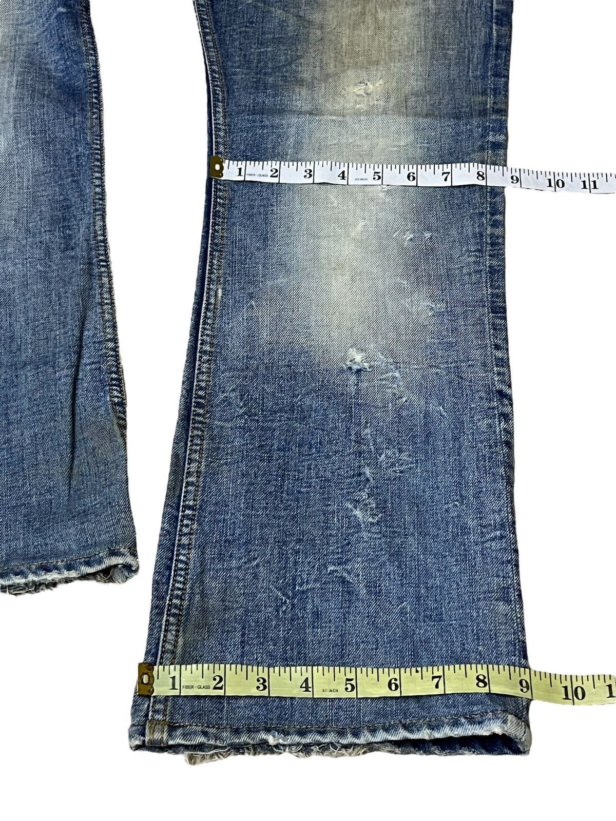 Diesel SICK🔥DIESEL LTD ZATINY MUD DISTRESSED MADE IN ITALY JEANS Size US 35 - 17 Thumbnail
