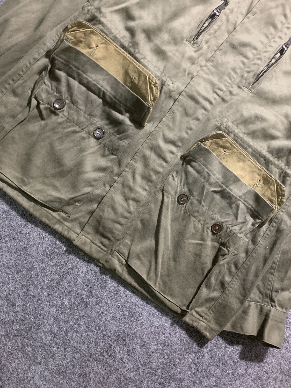Vintage Vintage WW 2 1967 France 🇫🇷 Military Jacket Canvas Size US L / EU 52-54 / 3 - 10 Thumbnail