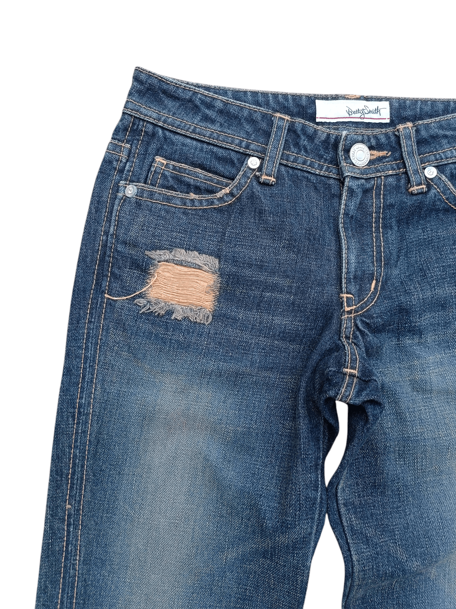 Japanese Brand FYE FLARED 🔥 BETTY SMITH DISTRESSED BOOT CUT DENIM Size US 28 / EU 44 - 9 Thumbnail