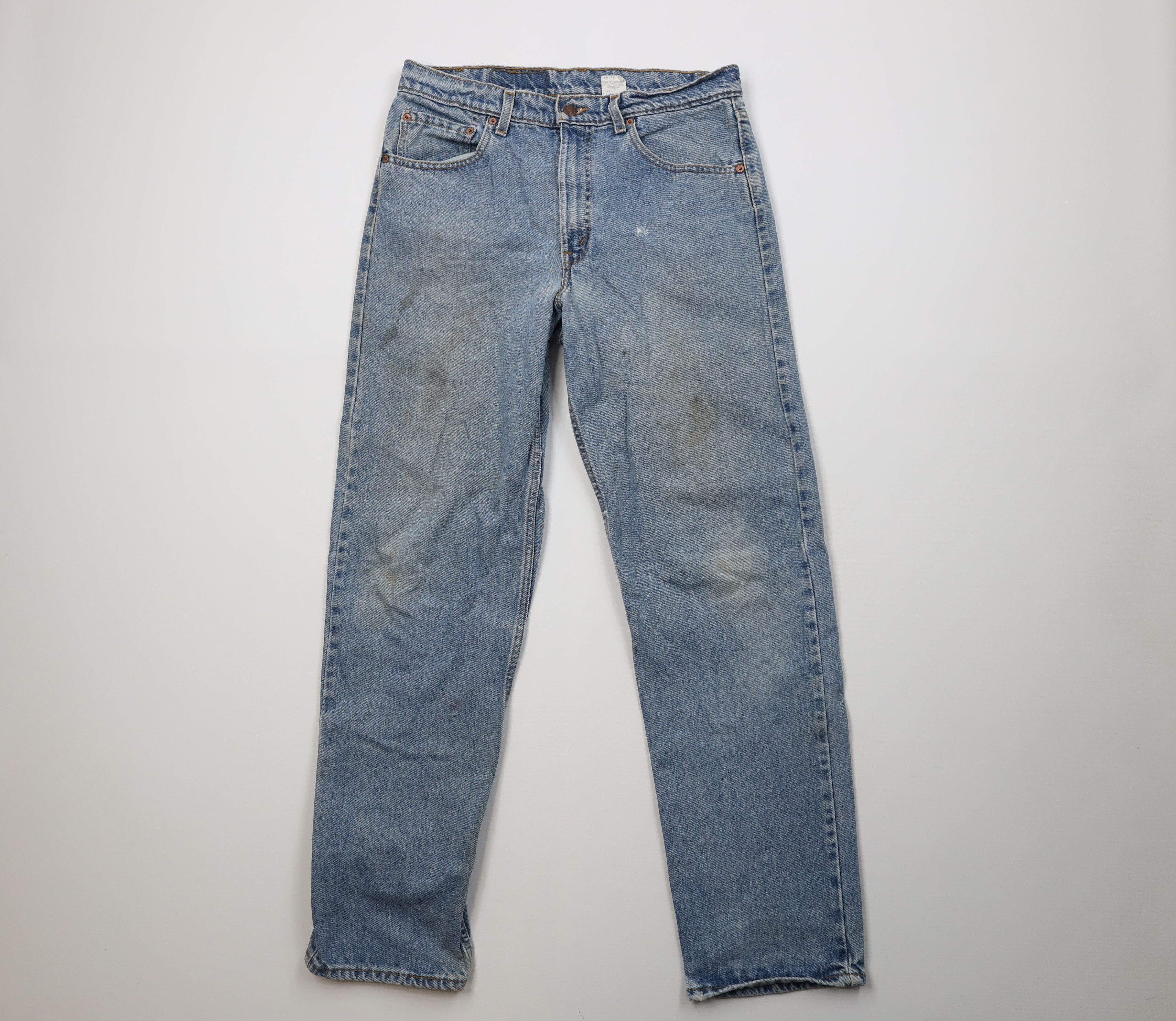 Levi's Vintage 90s Levis 550 Relaxed Fit Denim Jeans Blue USA Size US 34 / EU 50 - 1 Thumbnail