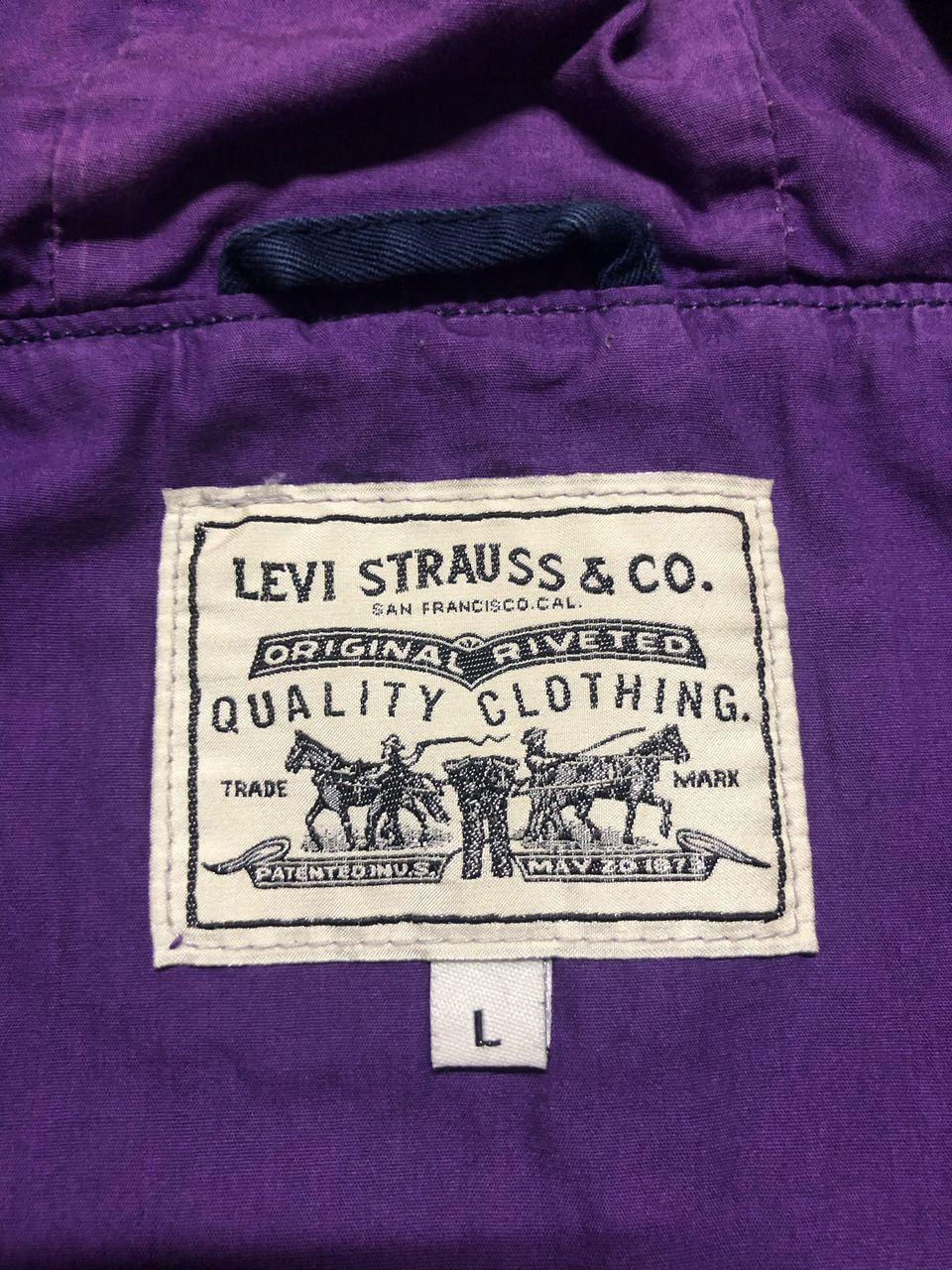 Japanese Brand × Levi's × Levi's Vintage Clothing LEVI'S HEAVY COTTON HOODED JACKET SUNFADED FADED Size US M / EU 48-50 / 2 - 17 Thumbnail