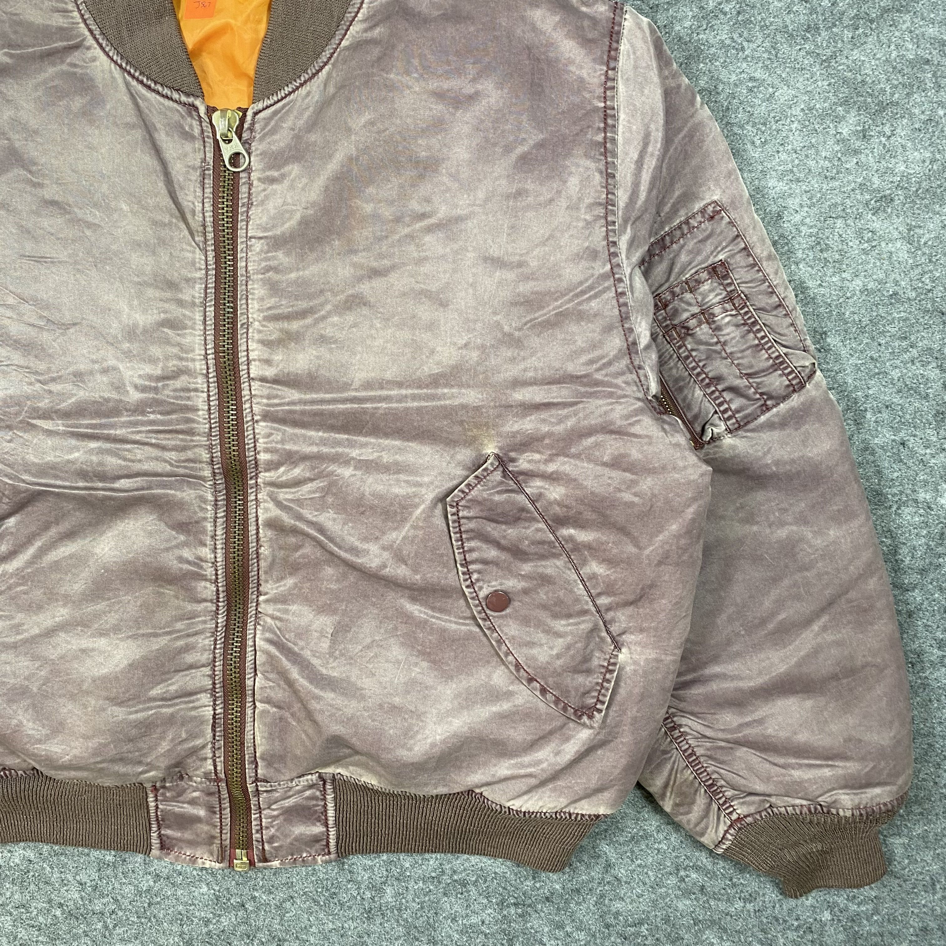 Buzz Rickson's VINTAGE BOMBERS Buzz Ricksons Style Sun Faded JACKET-J567 Size US L / EU 52-54 / 3 - 5 Thumbnail
