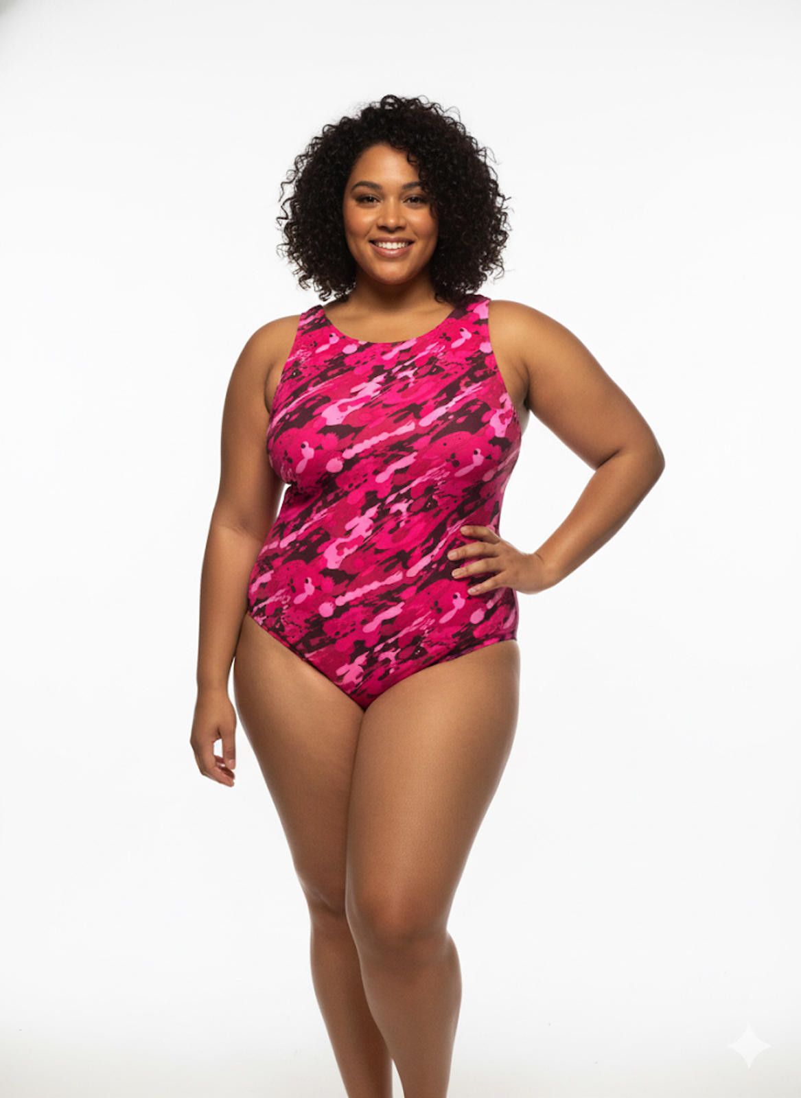 Other Dolfin Women's One-Piece Swimsuit Pink Camo Print 18 Size ONE SIZE - 1 Thumbnail