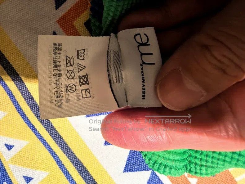 Issey Miyake Issey Miyake size:one size Green Short Sleeve Size S / US 4 / IT 40 - 4 Thumbnail