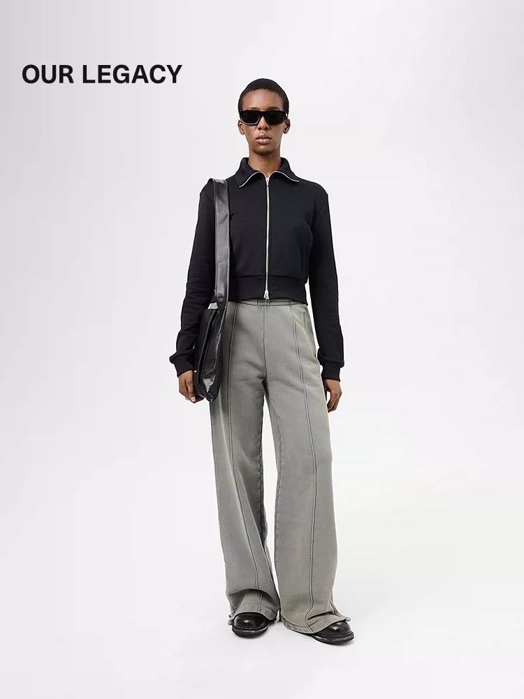 Our Legacy Our Legacy Gray fleece long pants, jeans, loose, casual, w Size US 38 / EU 54 - 5 Thumbnail