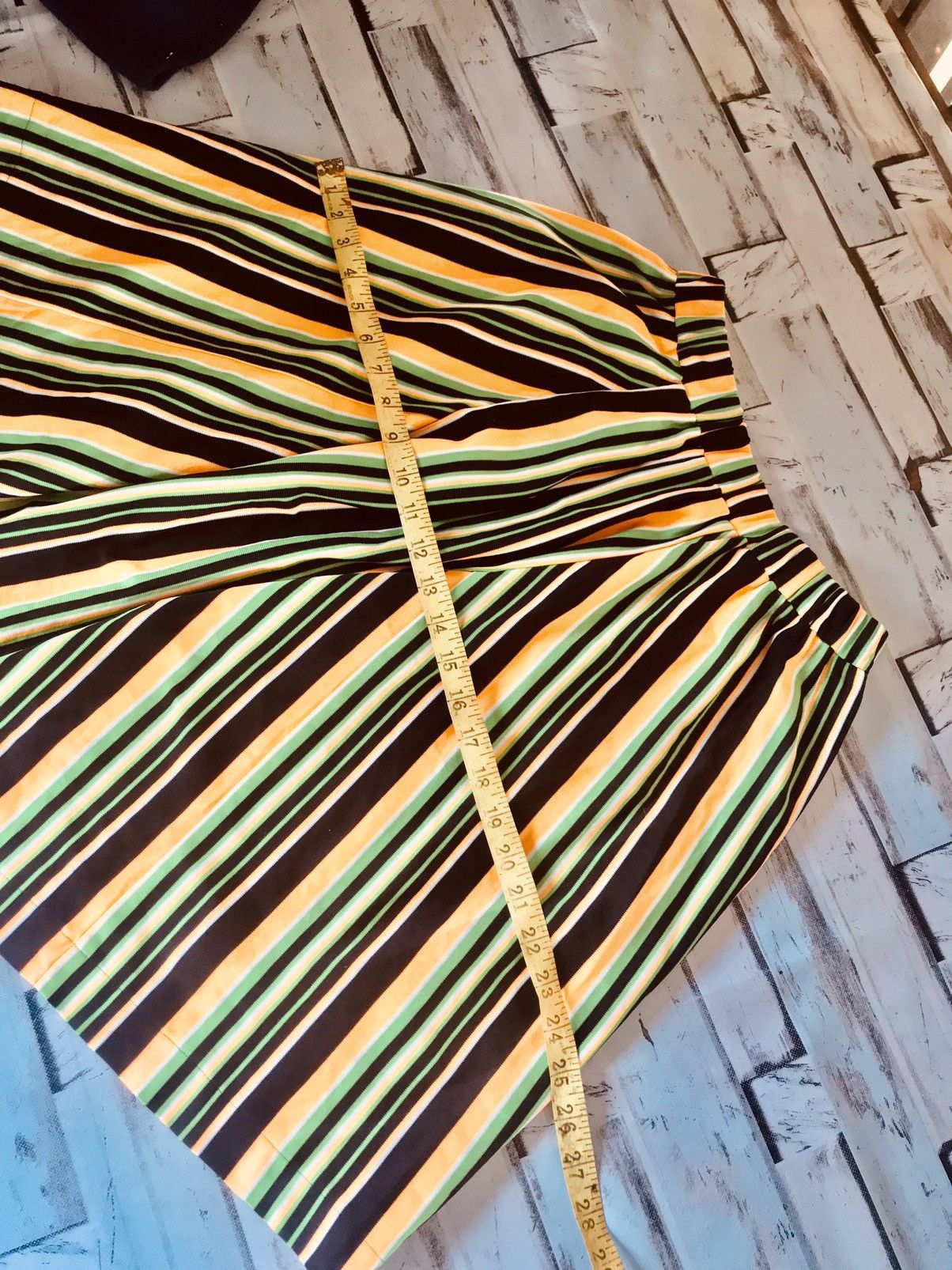 Comme des Garcons 🔥Vtg 80’s Comme des Garcons Stripes Asymmetrical Skirt Size S / US 4 / IT 40 - 10 Thumbnail
