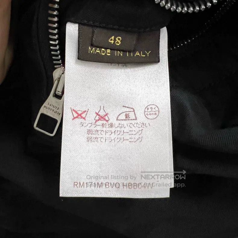 Louis Vuitton Louis Vuitton Black Embroidered Logo Jacket Size US M / EU 48-50 / 2 - 4 Thumbnail