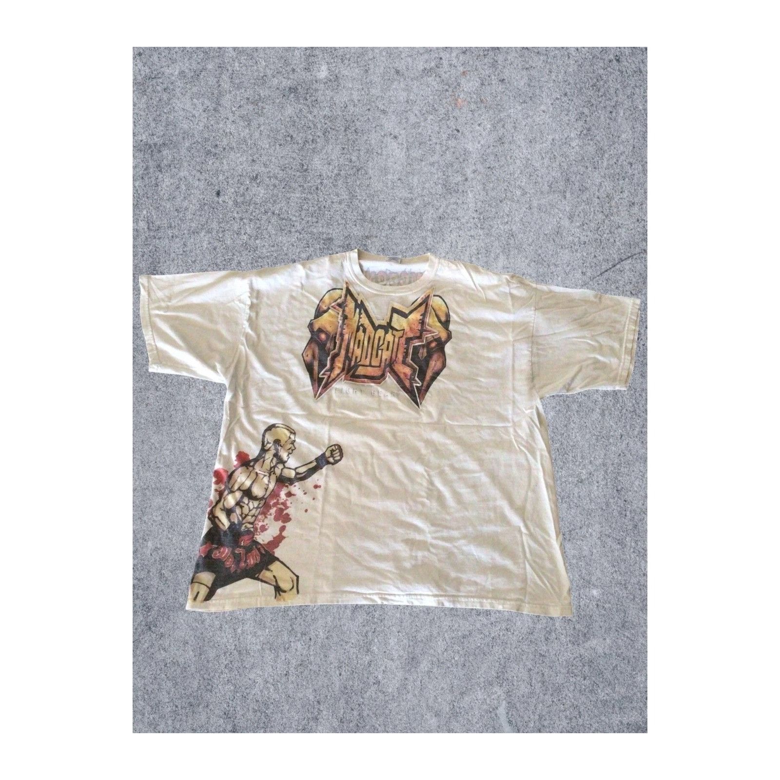 Vintage Madcat MMA UFC Fight Gear Shirt 3XL White AOP Size US XXL / EU 58 / 5 - 1 Thumbnail