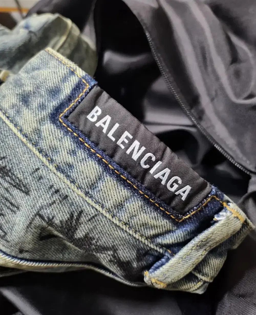 Balenciaga Balenciaga Mud Show Graffiti Jeans Size US 32 / EU 48 - 3 Thumbnail