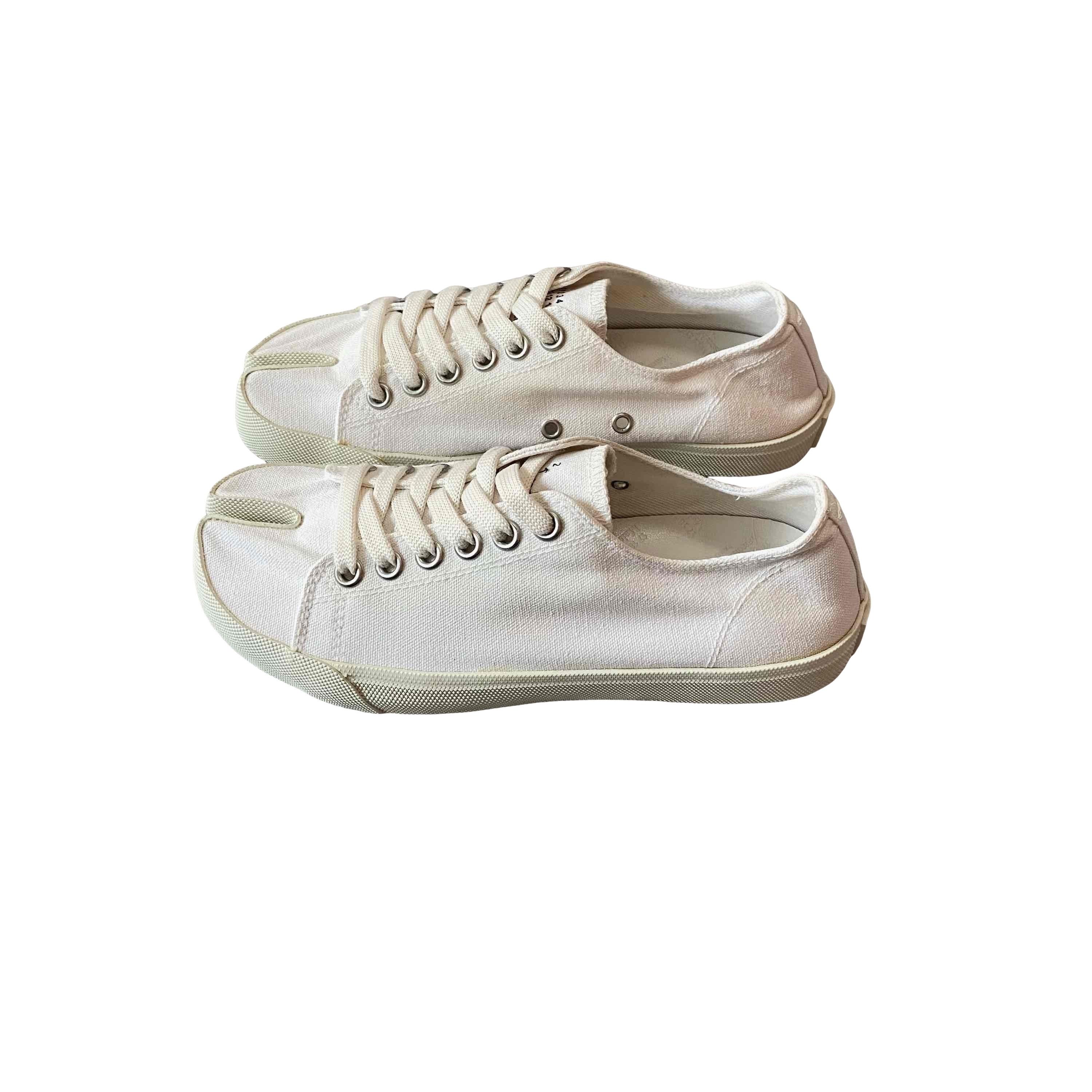 Maison Margiela Maison Margiela Tabi Canvas Sneakers Sz.37 | Grailed