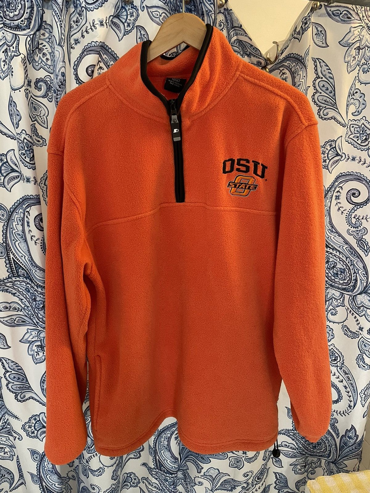 Image of NCAA x Starter Vintage Osu Starter Orange Sweatshirt Size Large Great, Men's