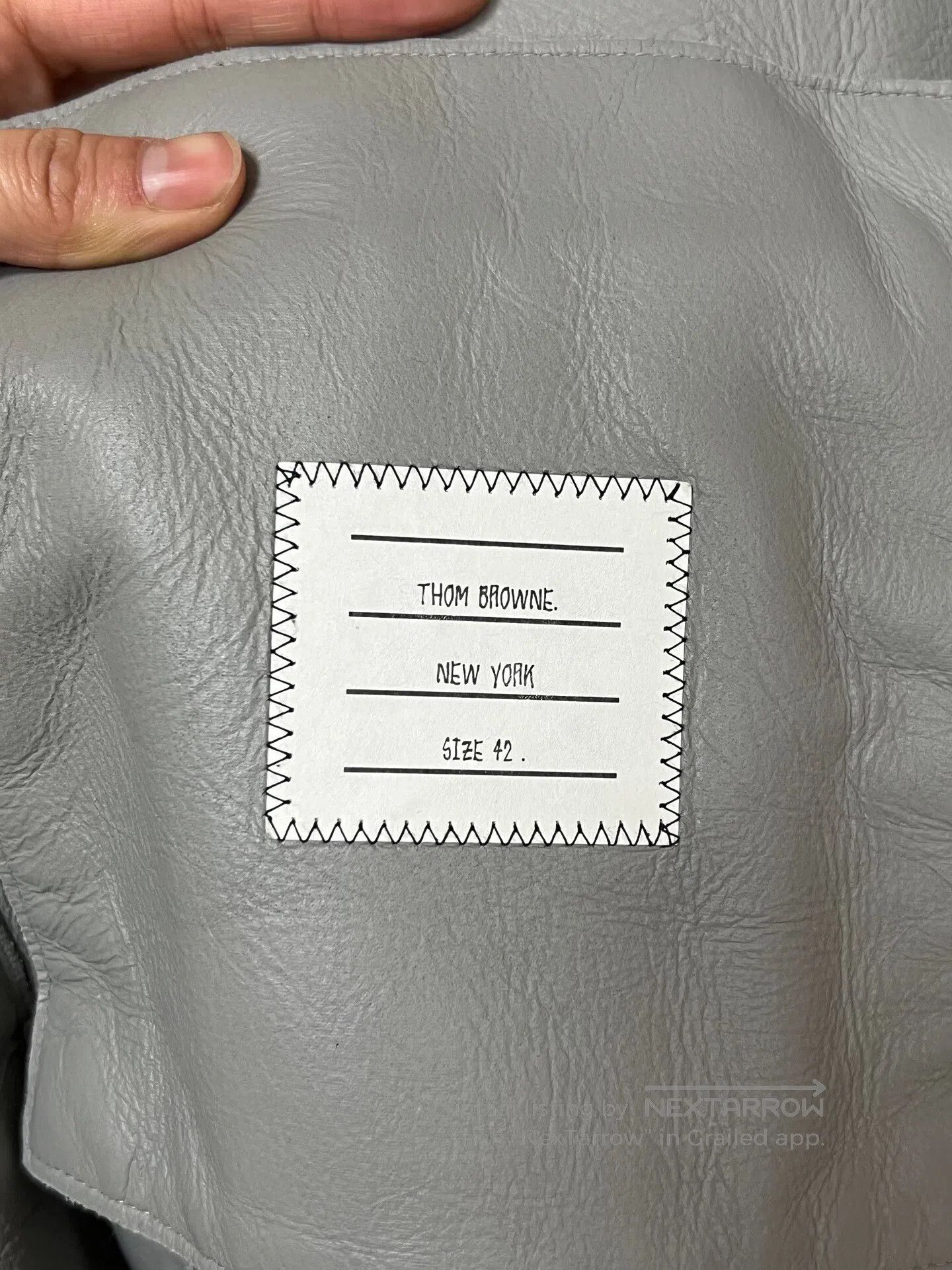 Thom Browne Thom Browne Grey Shearling Cardigan Jacket| Size US XS / EU 42 / 0 - 4 Thumbnail