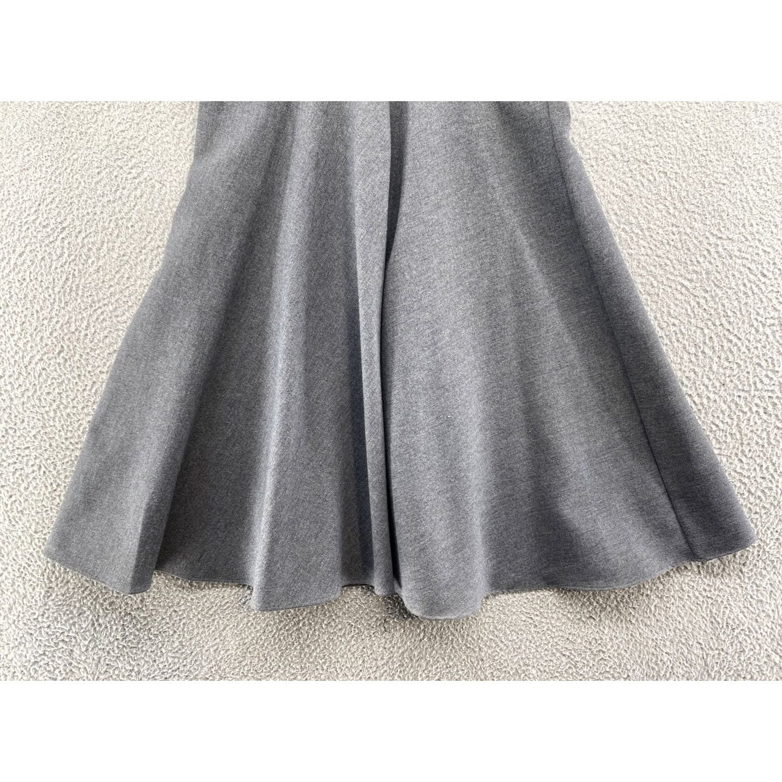 Sears VTG Sears The Fashion Place Gray Flare Skirt Women’s 14 Casual 1980s Disco Skirt Womens B00s? Size 36" / US 14 / IT 50 - 2 Thumbnail
