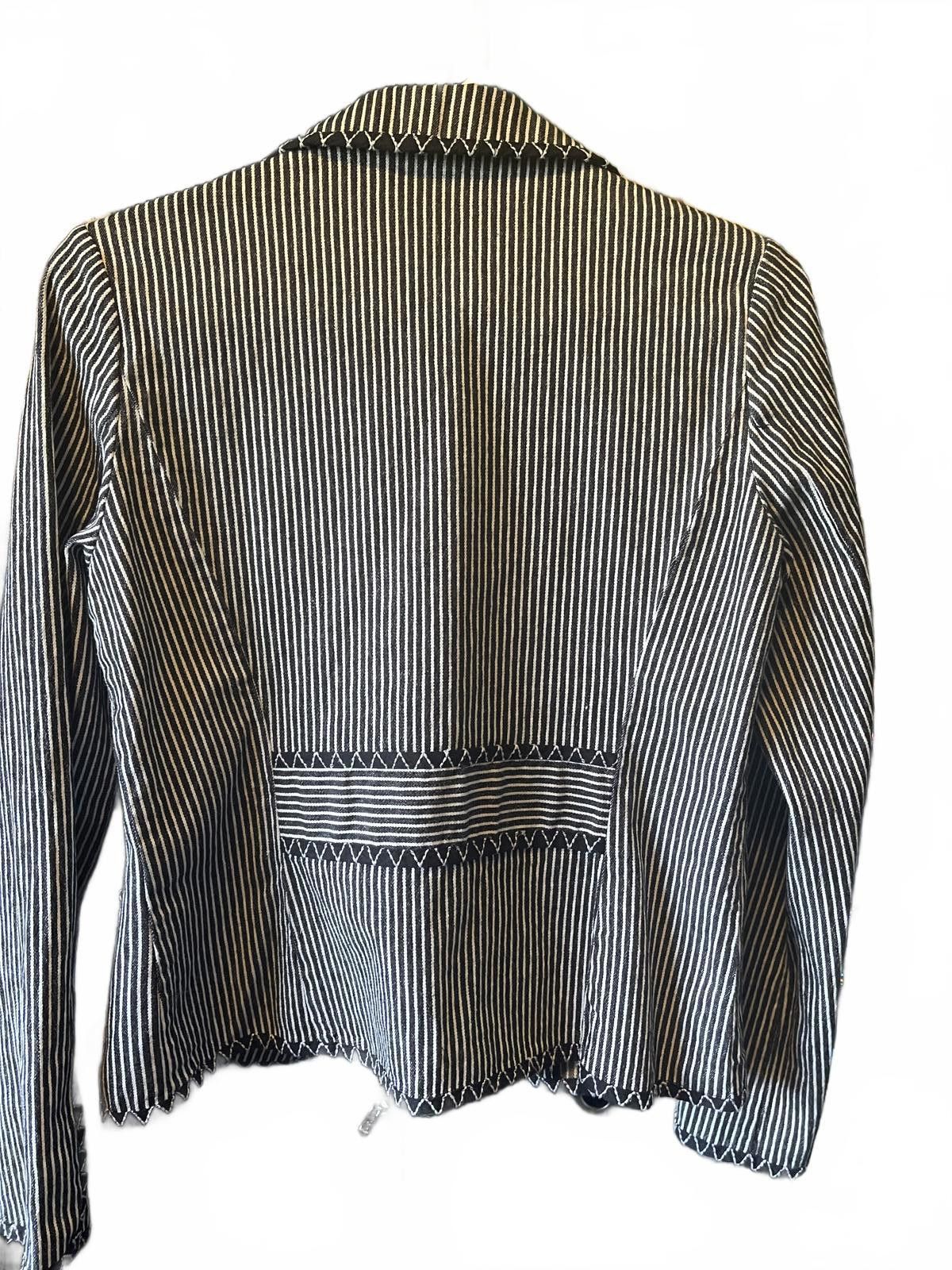 Designer Talbots stretch denim blazer Size M / US 6-8 / IT 42-44 - 2 Thumbnail