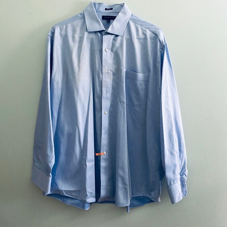 Tommy Hilfiger Tommy Hilfiger blue micro stripe button down Size US L / EU 52-54 / 3 - 2 Thumbnail