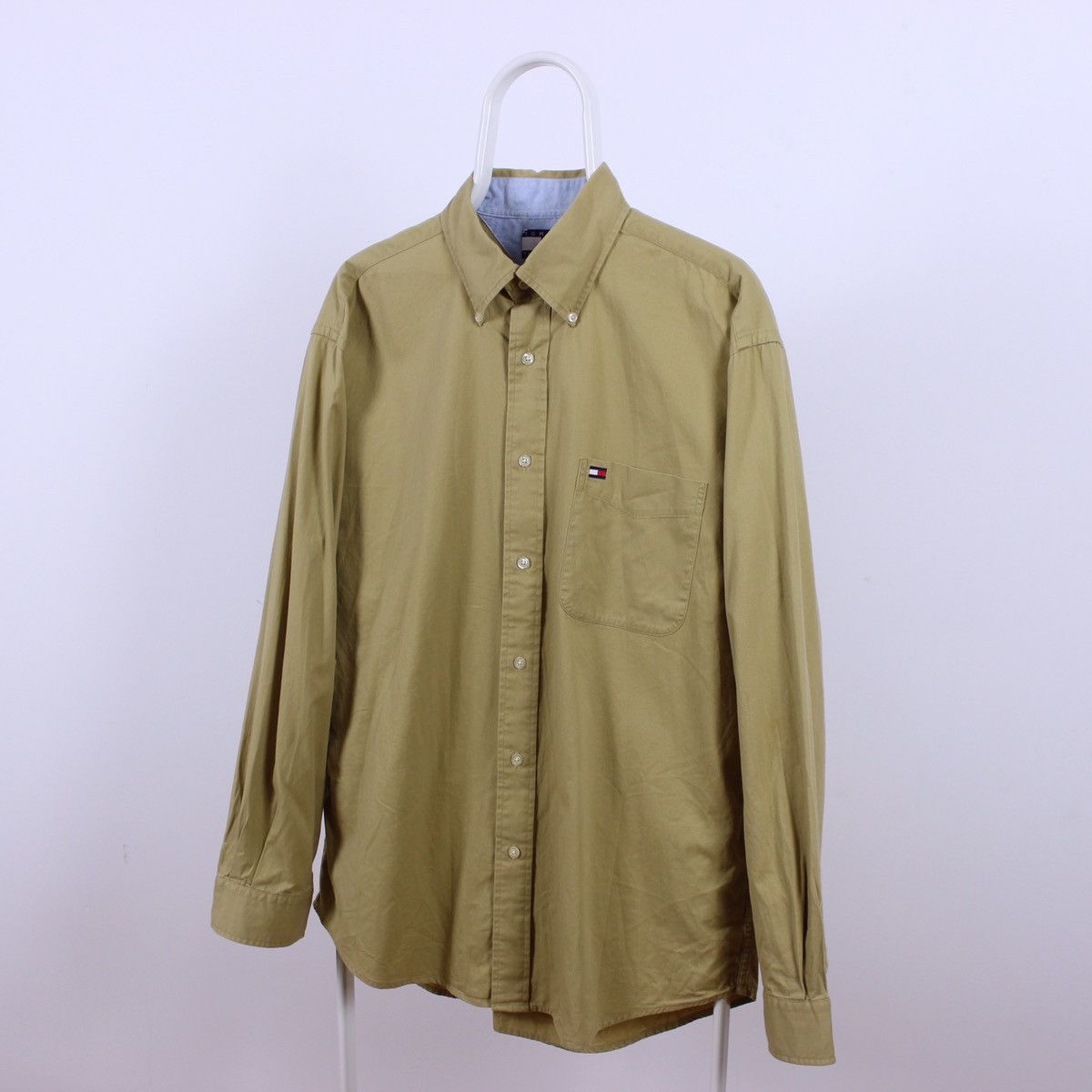 Tommy Hilfiger Vintage Tommy Hilfiger Long Sleeve Shirt Size US L / EU 52-54 / 3 - 2 Thumbnail