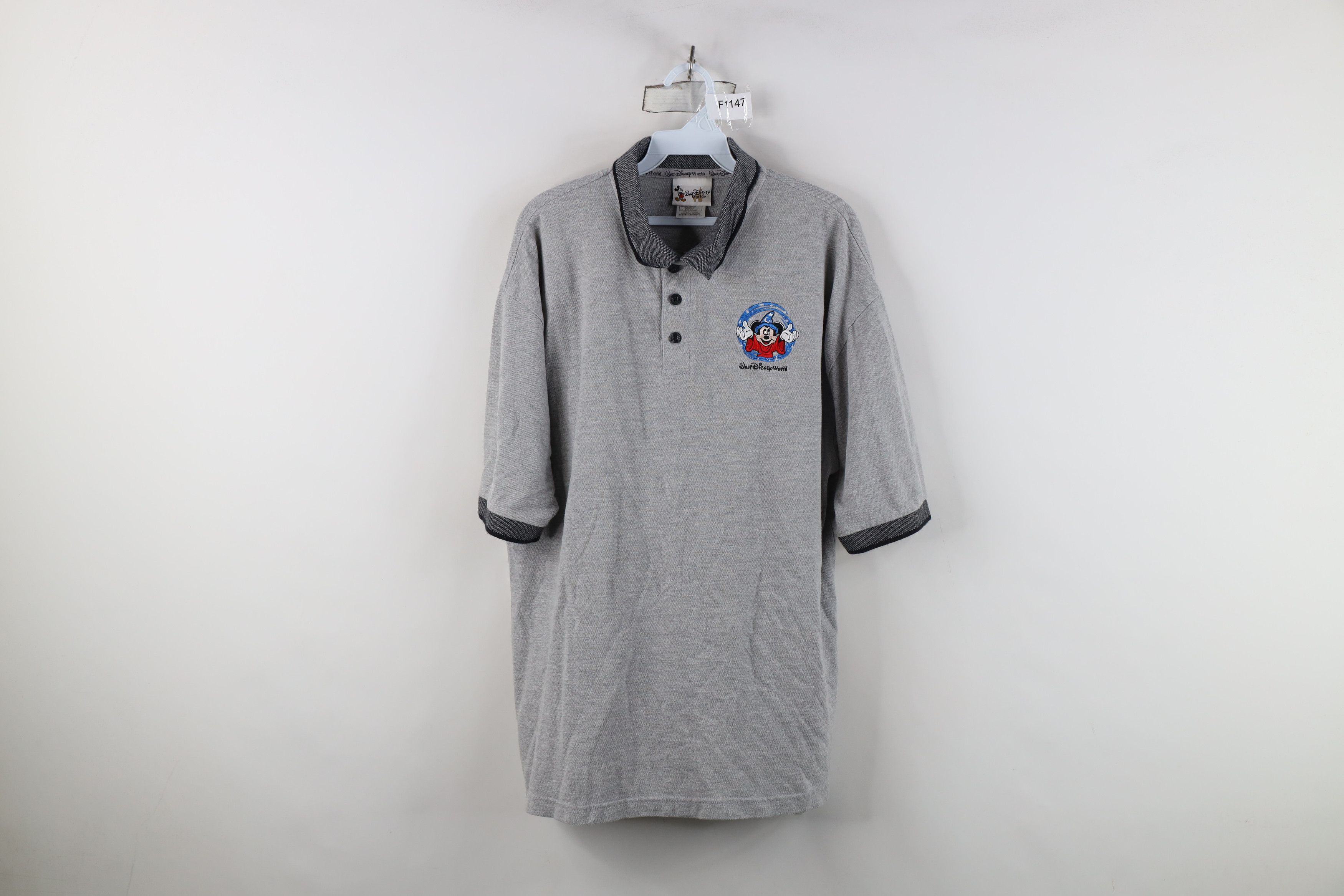 Disney Vintage 90s Walt Disney World Mickey Mouse Polo Shirt Size US L / EU 52-54 / 3 - 1 Thumbnail