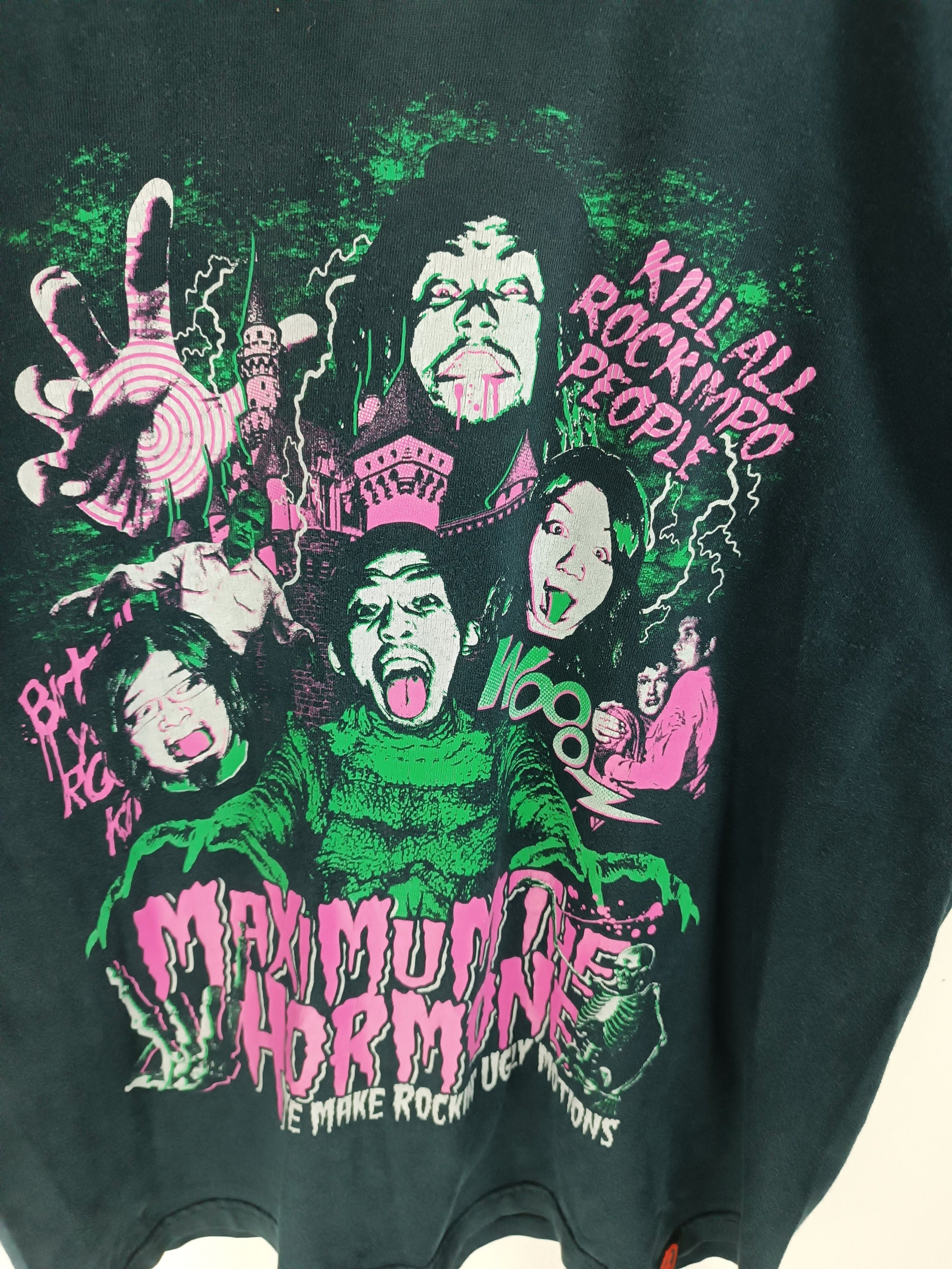 Band Tees VINTAGE Y2K MAXIMUM THE HORMONE METAL HARDCORE VERY RARE Size US M / EU 48-50 / 2 - 10 Thumbnail