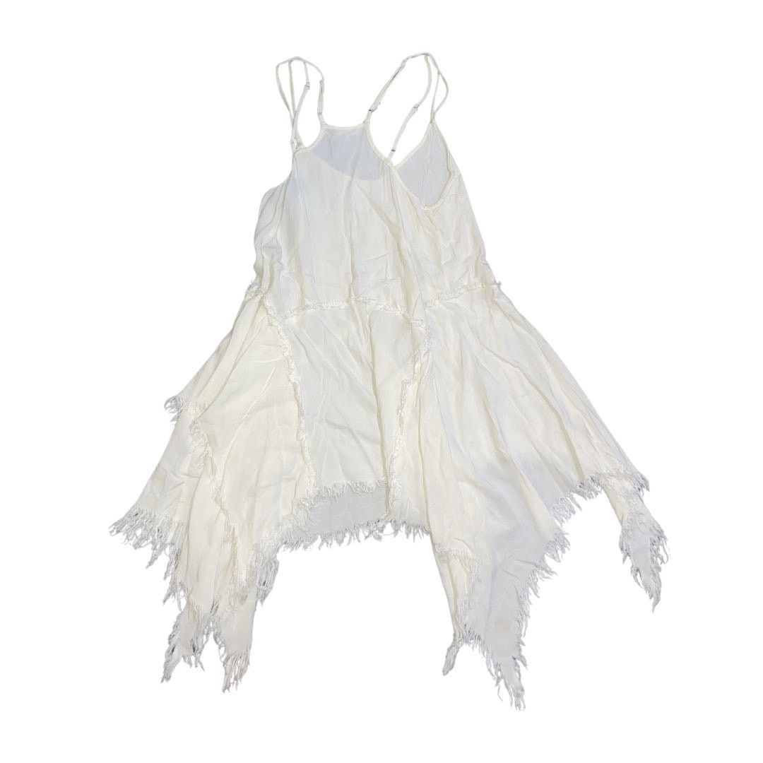 Free People Intimately Shred Slip Dress Asymmetrical Handkerchief Hemlin Size S / US 4 / IT 40 - 3 Thumbnail