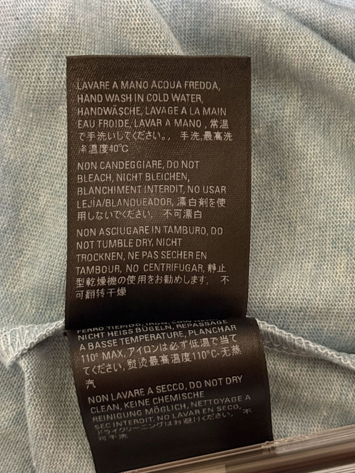 Balenciaga Balenciaga sky blue t shirt Size US XXS / EU 40 - 8 Thumbnail