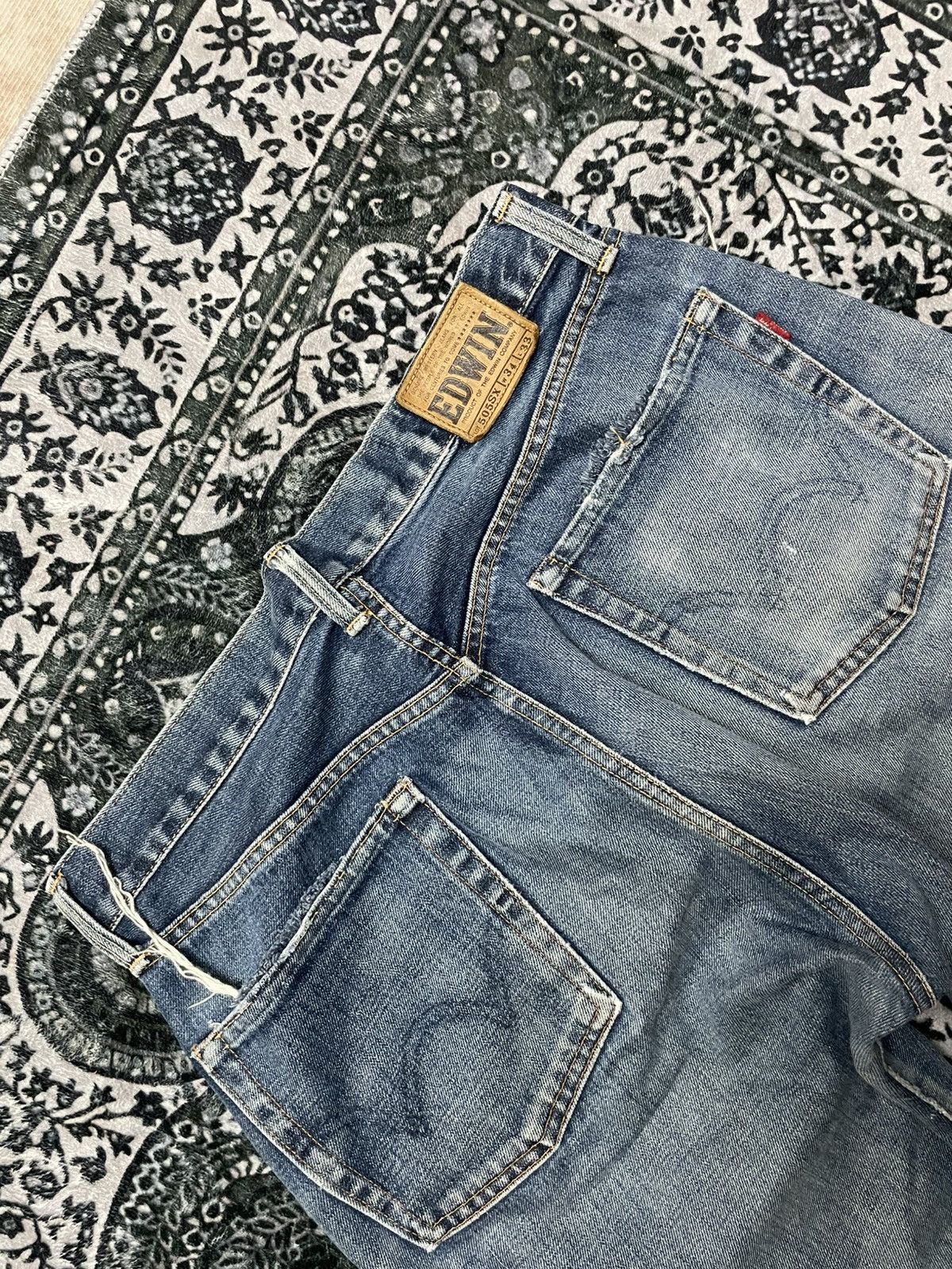 Edwin Edwin 505sx selvedge distressed Size US 33 - 7 Thumbnail