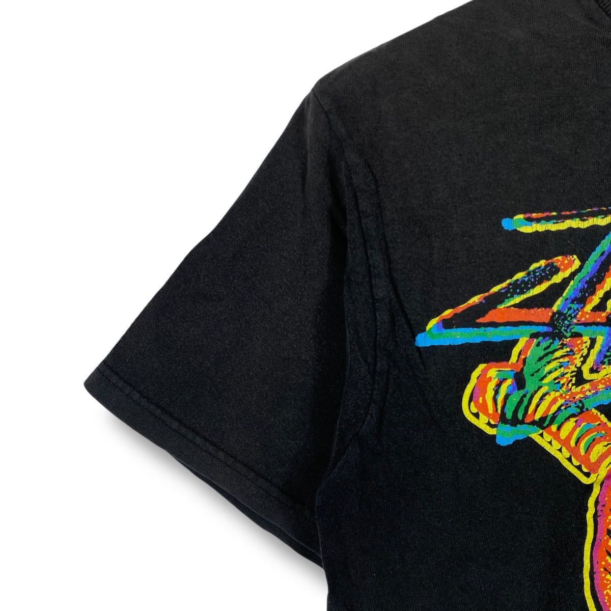 Stussy × Vintage Vintage 00's STUSSY Skull Logo Psychedelic Graphic Tee Shirt Size US S / EU 44-46 / 1 - 3 Thumbnail