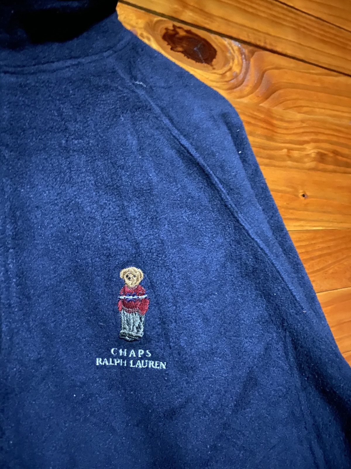 Chaps Ralph Lauren Vintage Chaps Ralph Lauren Fleece Pullover | Navy Blue Size US M / EU 48-50 / 2 - 6 Thumbnail