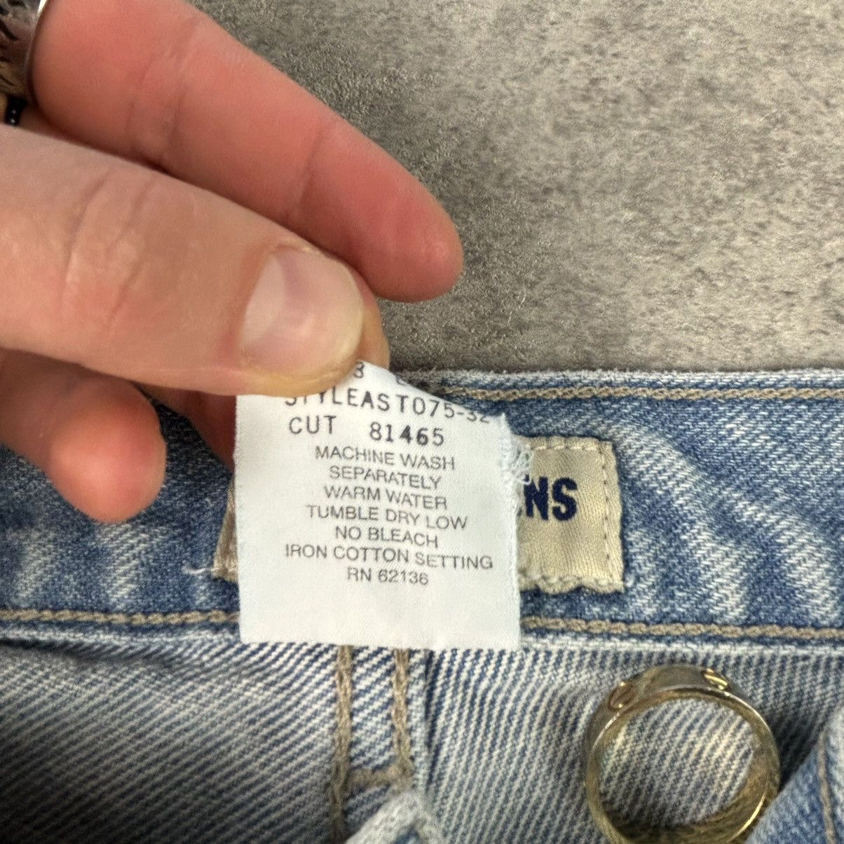 Guess Vintage 90s light wash guess jeans Size US 33 - 8 Thumbnail