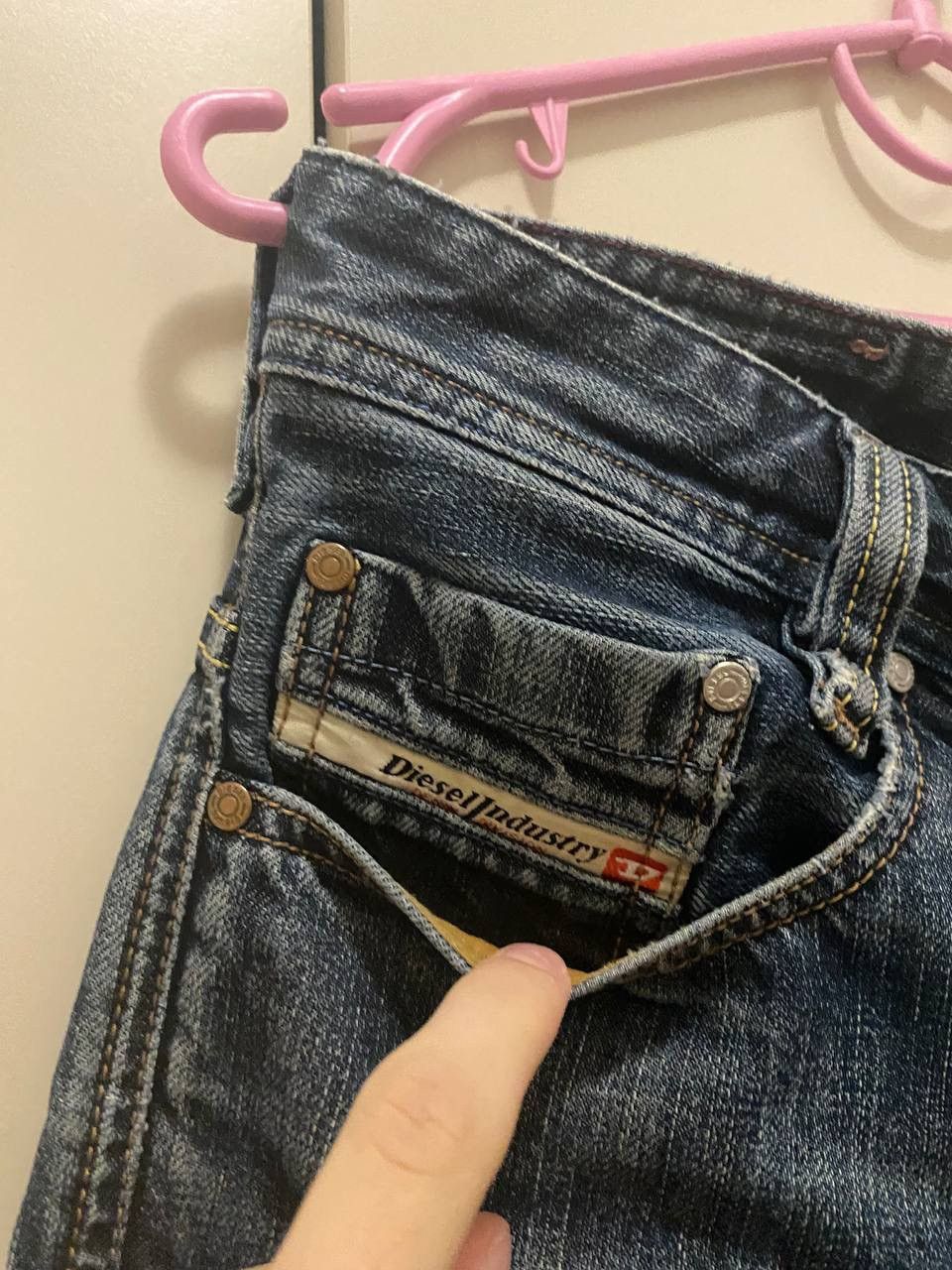 Diesel × Jean × Vintage Vintage diesel denim distressed jeans pants Size US 31 - 4 Thumbnail