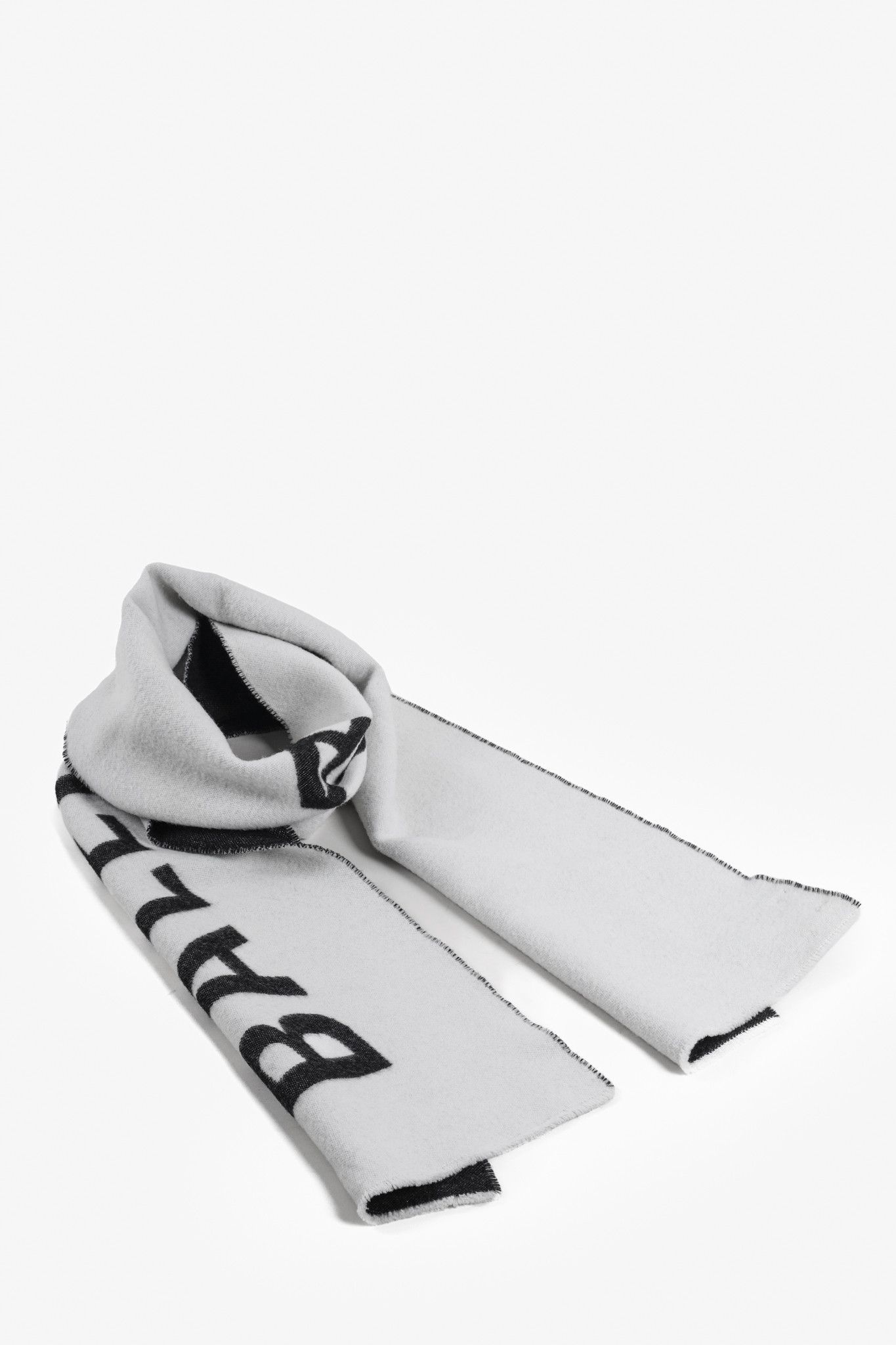 Balenciaga Archetype Two-Tone Macro Scarf