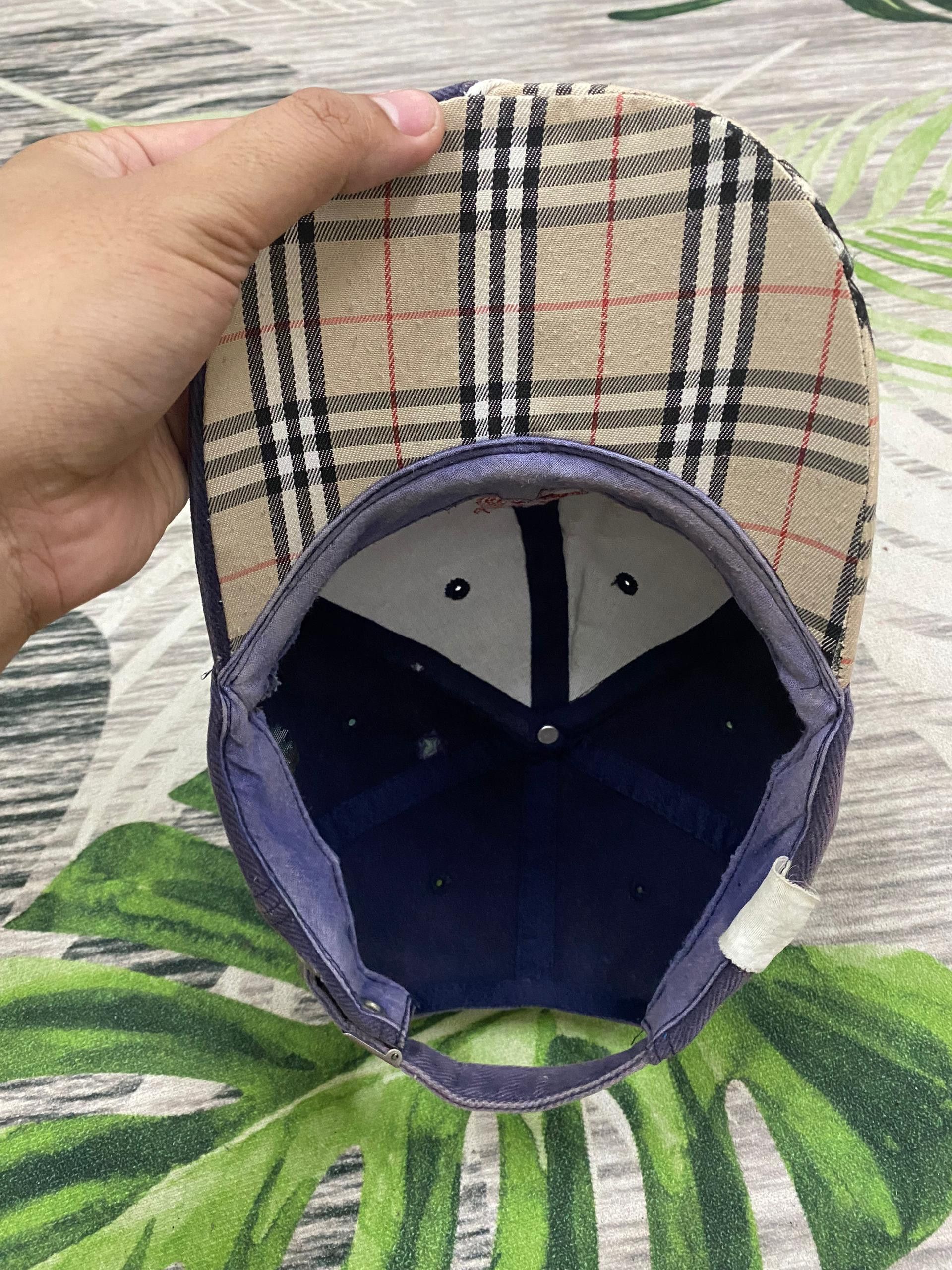 Burberry Vintage Burberrys Nova check Hats distressed design Size ONE SIZE - 4 Thumbnail
