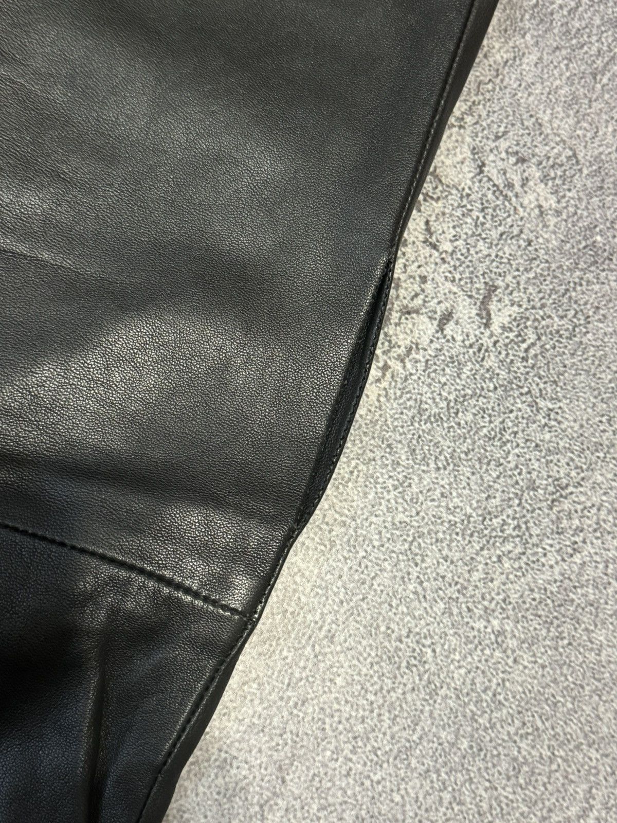 Designer × Max Mara × Weekend Max Mara Weekend Max Mara USA6/FB38/GB8 leather pant trouser chino Size 28" / US 6 / IT 42 - 17 Thumbnail
