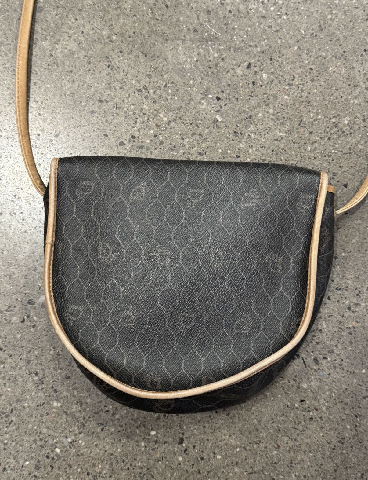 Dior Christian Dior Honey Comb Monogram Cross Body Bag Size ONE SIZE - 3 Thumbnail