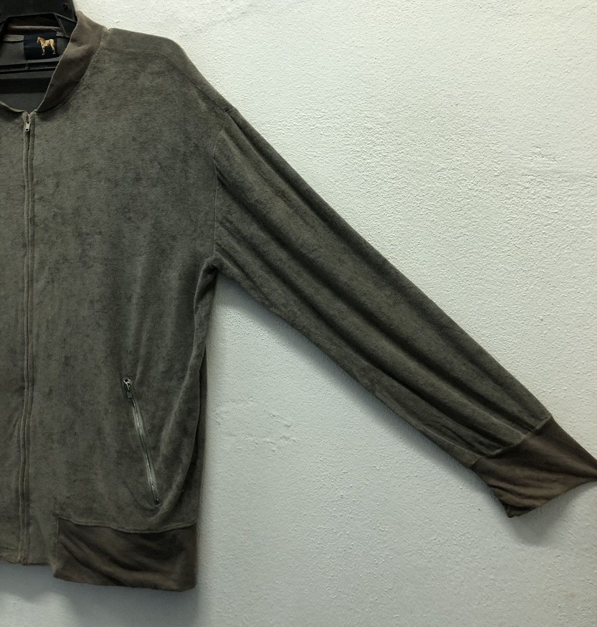 United Arrows Vintage United Arrows Horse Logo Velour Jacket Made In Japan Size US L / EU 52-54 / 3 - 4 Thumbnail