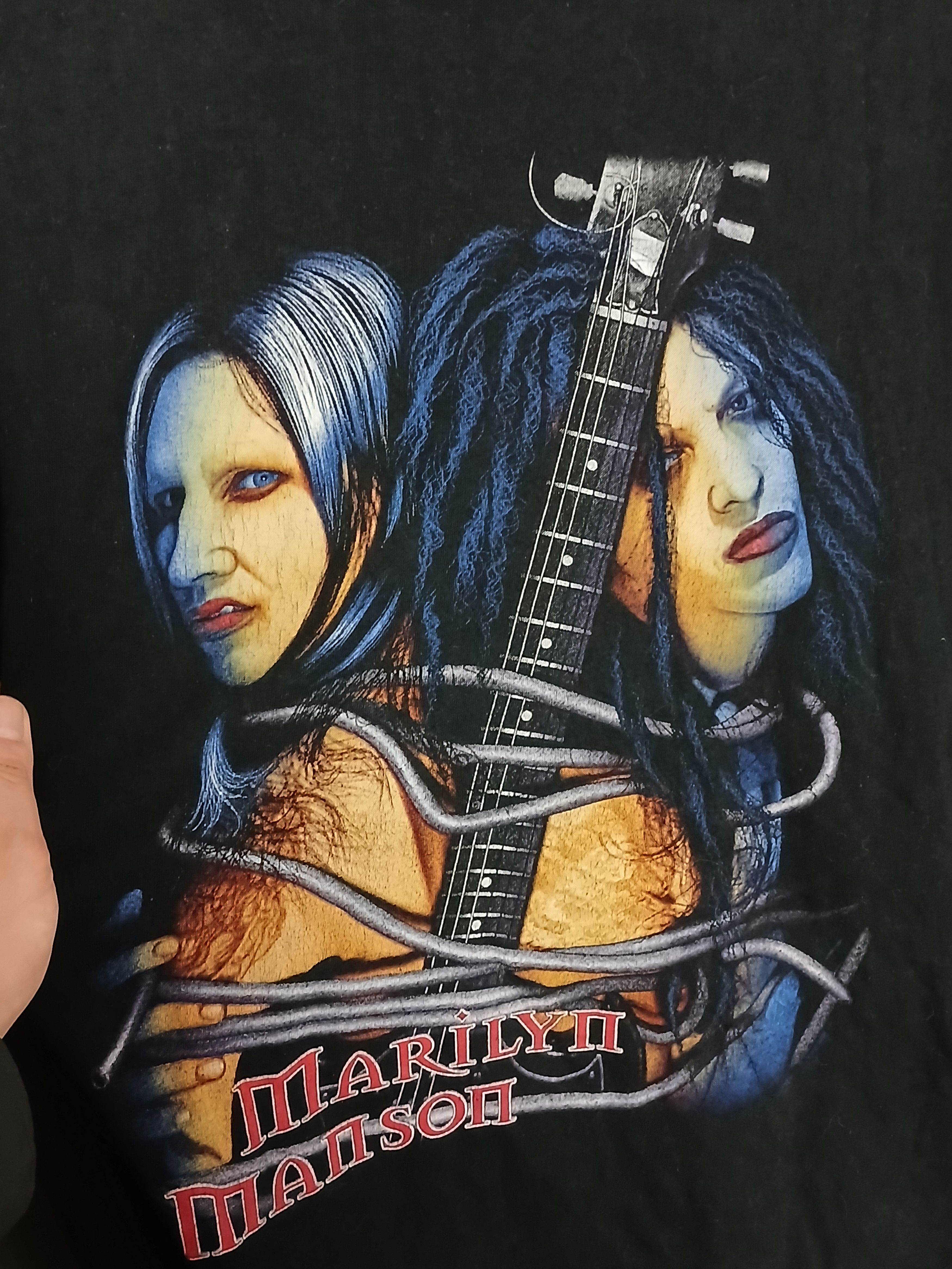 Band Tees × Marilyn Manson Marilyn Manson T-Shirt Size US XL / EU 56 / 4 - 3 Thumbnail