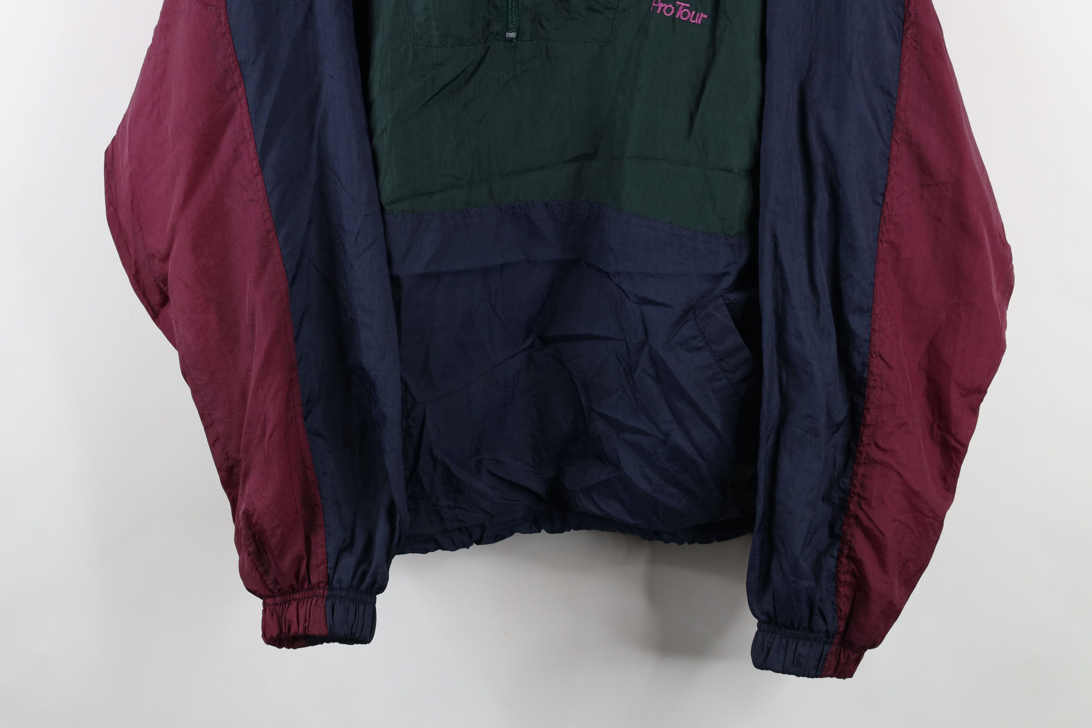 Vintage Vintage 90s Streetwear Half Zip Hooded Windbreaker Jacket Size US L / EU 52-54 / 3 - 3 Thumbnail