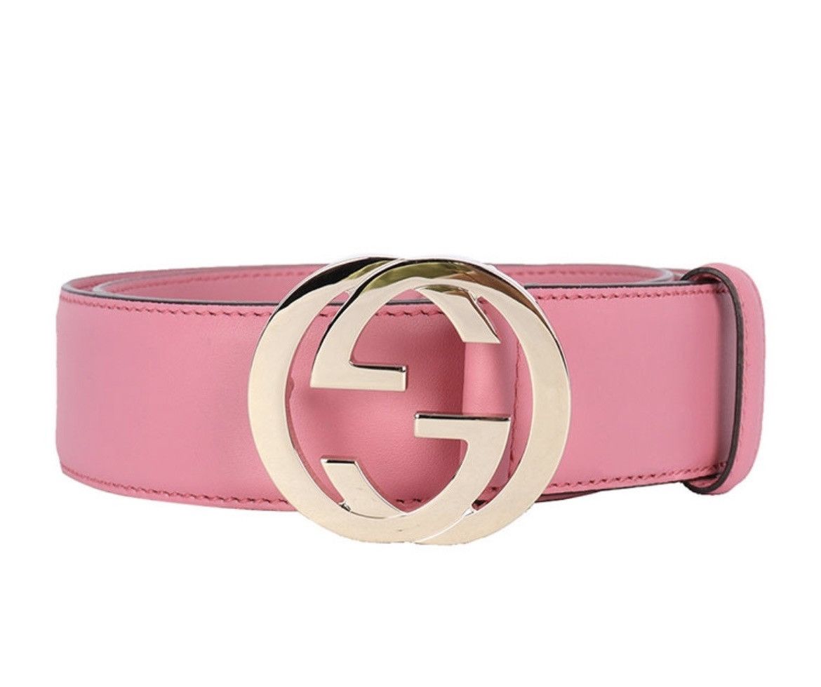 Gucci Gucci GG Interlocking Belt Pink size 80 Size ONE SIZE - 1 Thumbnail