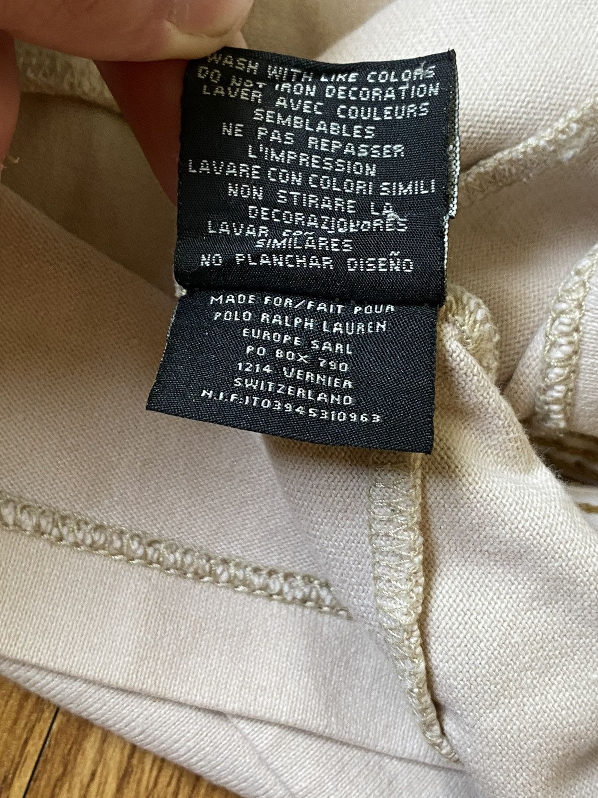 Polo Ralph Lauren Vintage Polo Jeans Co Ralph Lauren Rugby Beige Mens 2XL Size US XXL / EU 58 / 5 - 14 Thumbnail